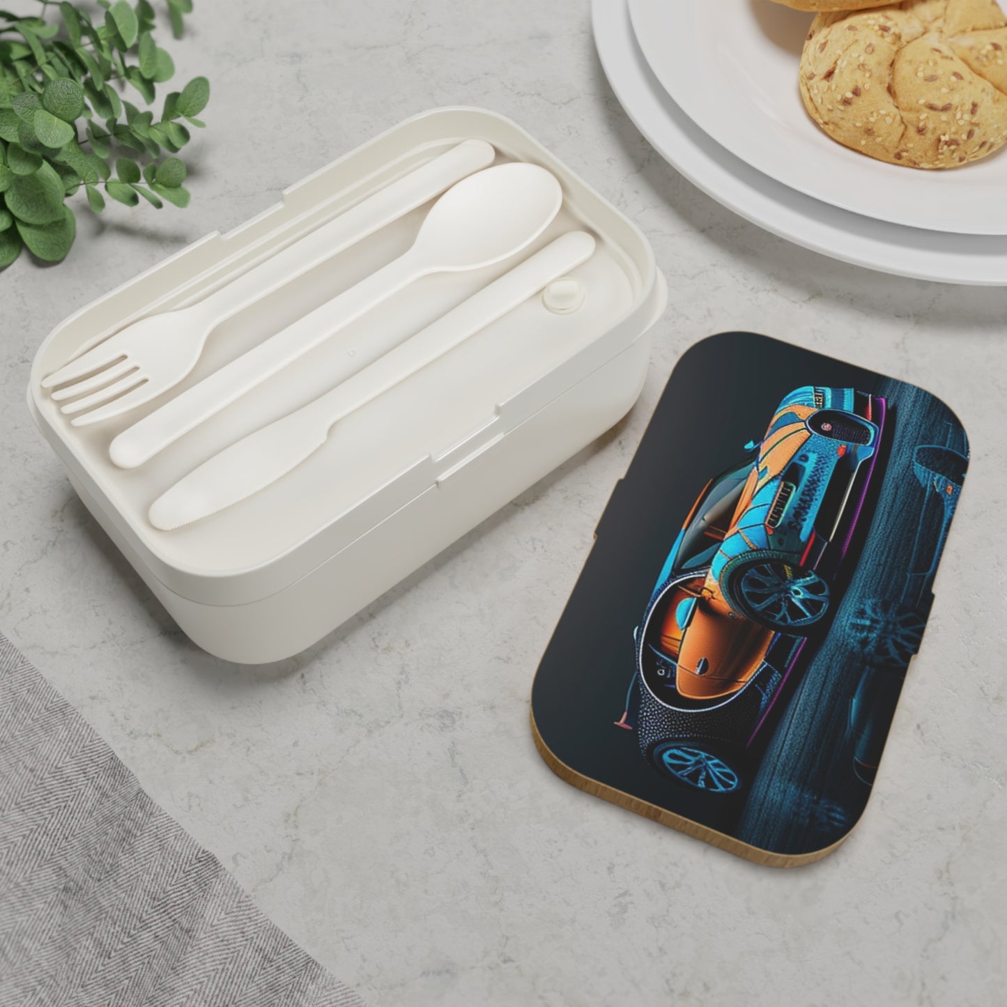 Bento Lunch Box Bugatti Blue 1