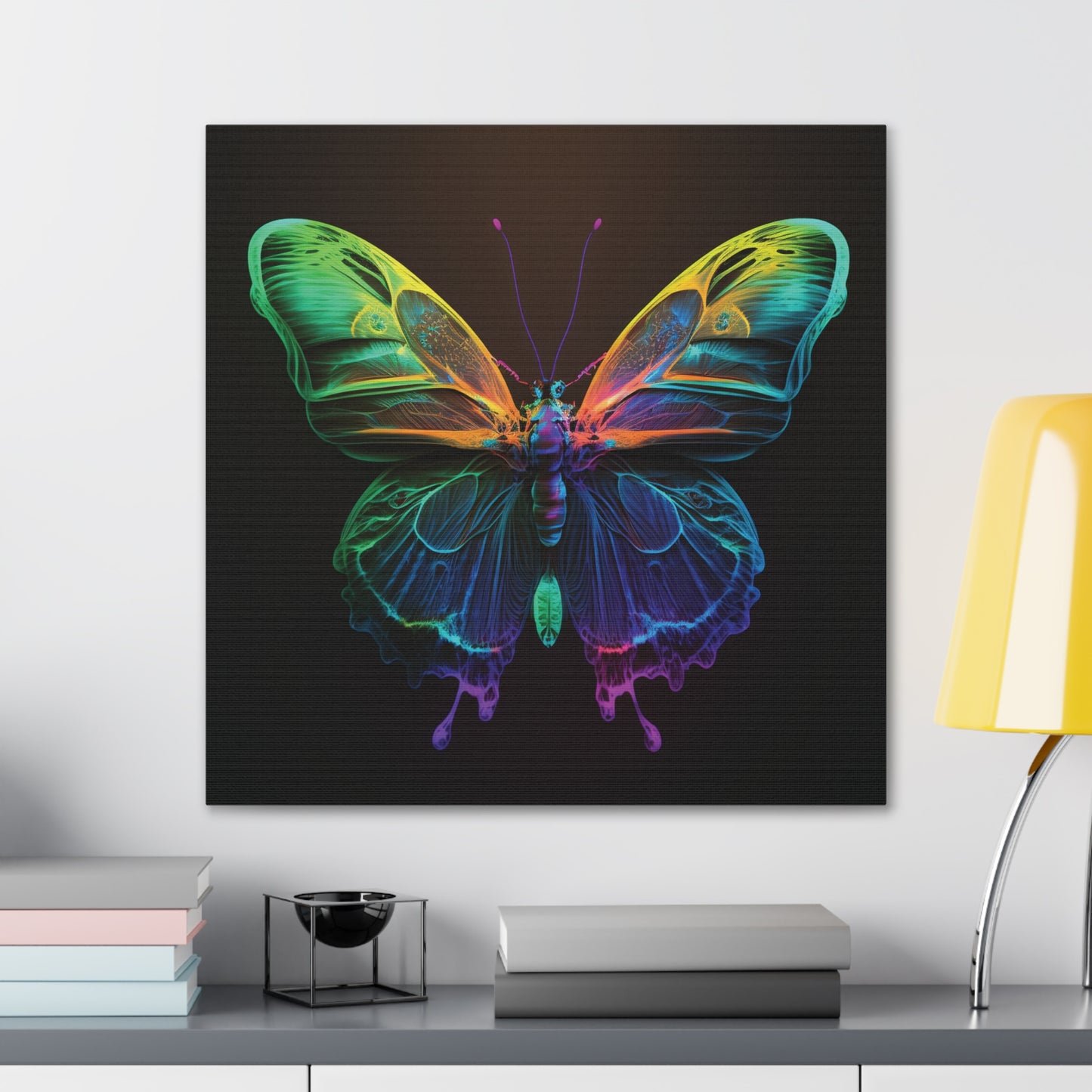 Canvas Gallery Wraps Raw Hyper Color Butterfly 3