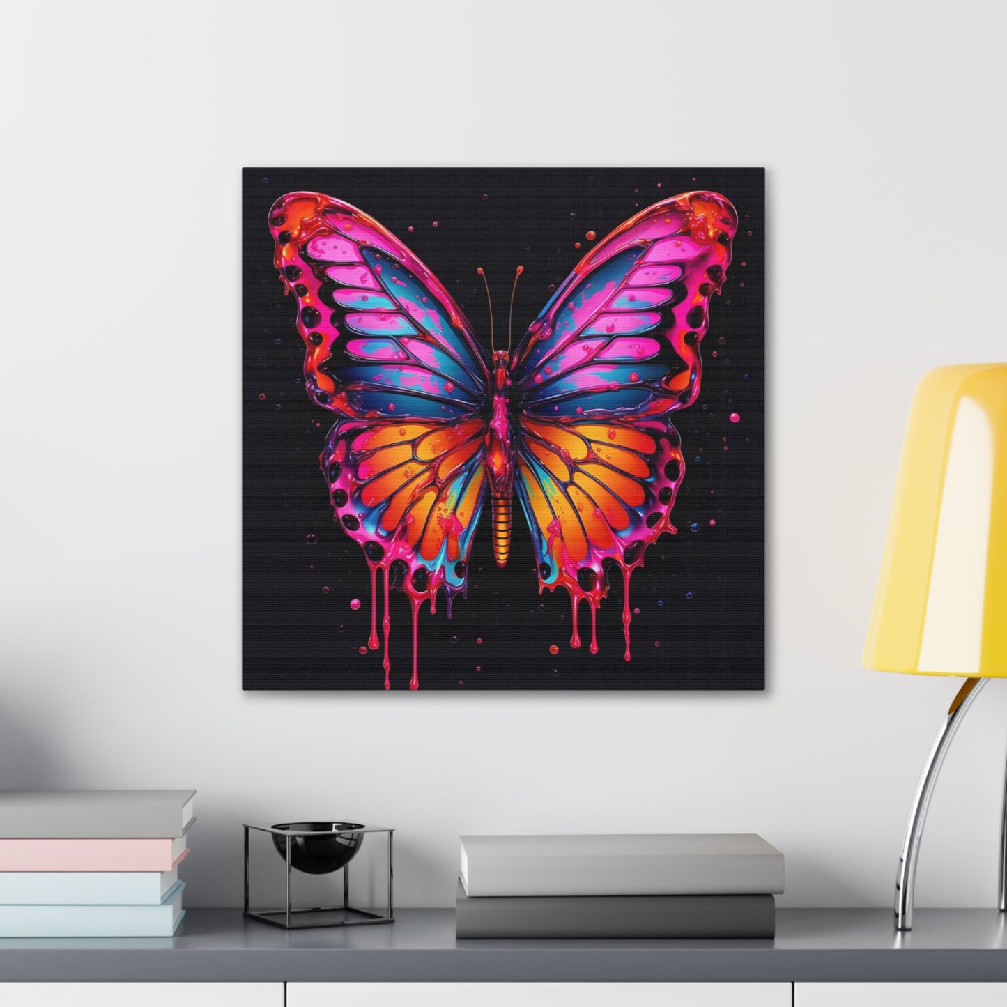 Canvas Gallery Wraps Pink Butterfly Flair 1