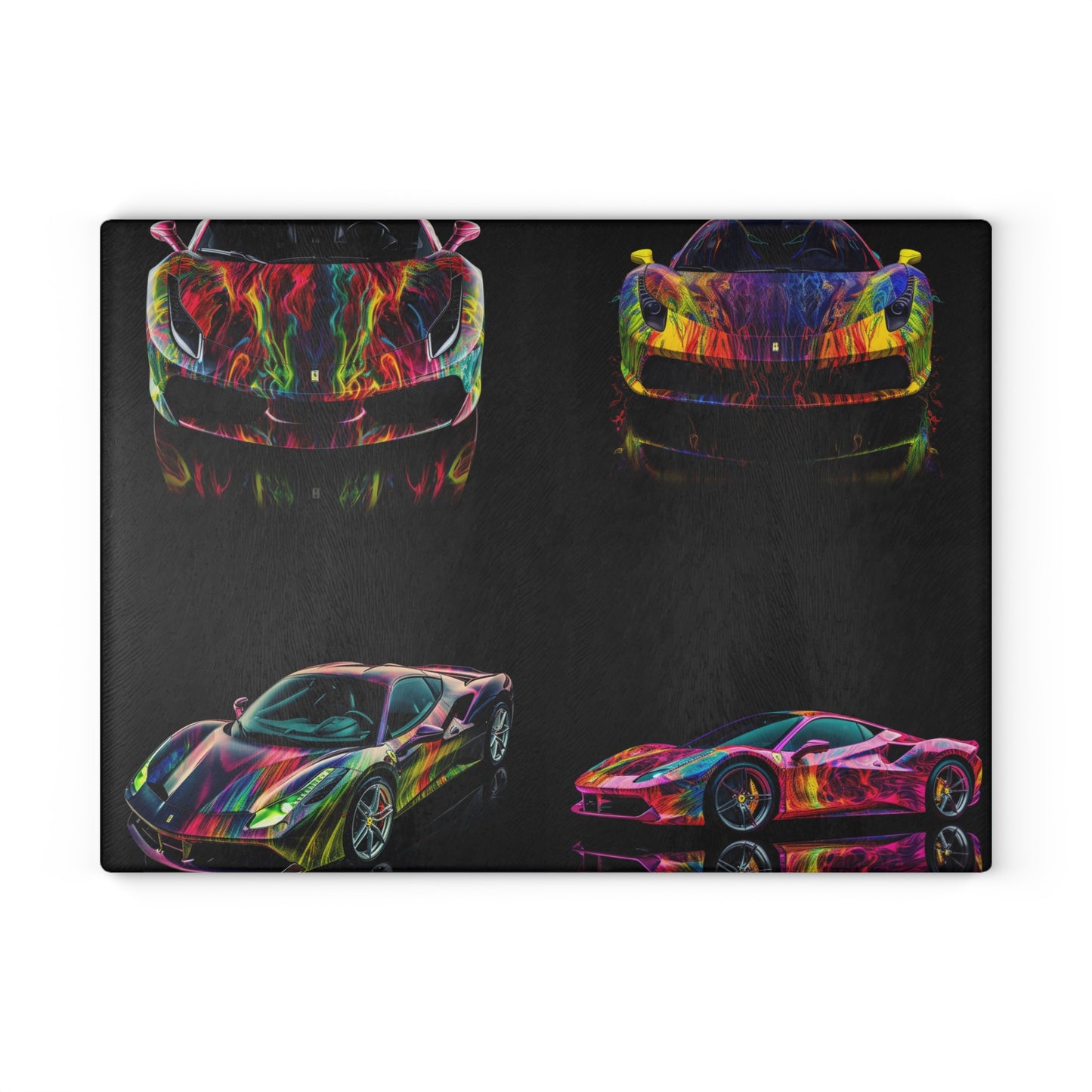 Glass Cutting Board Ferrari Color 5