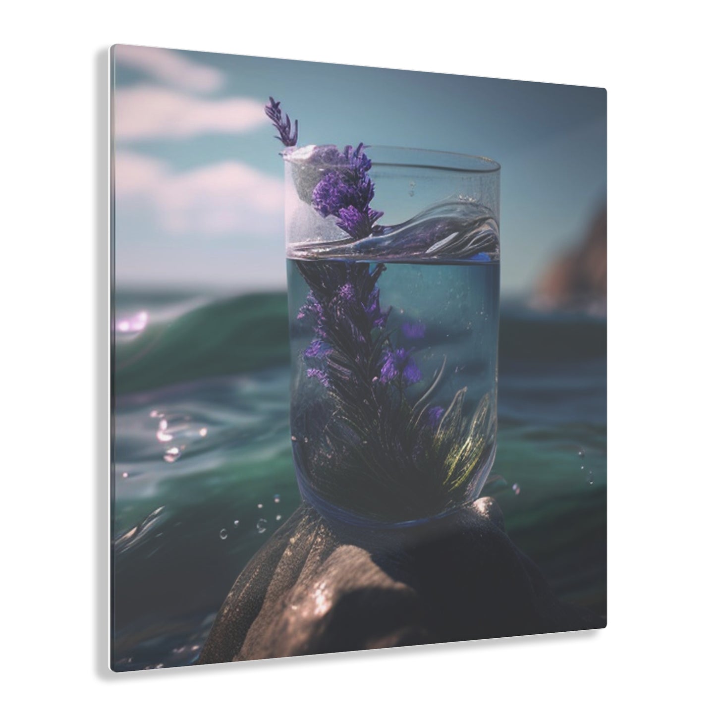 Acrylic Prints Lavender in a vase 2