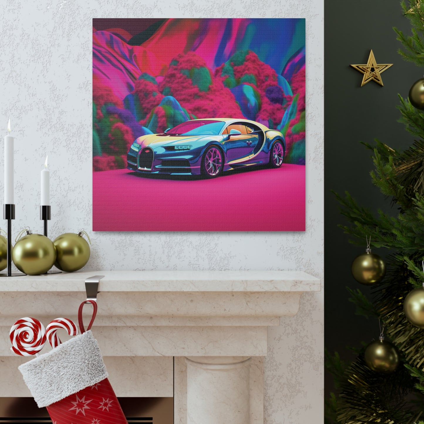 Canvas Gallery Wraps Florescent Bugatti Flair 4