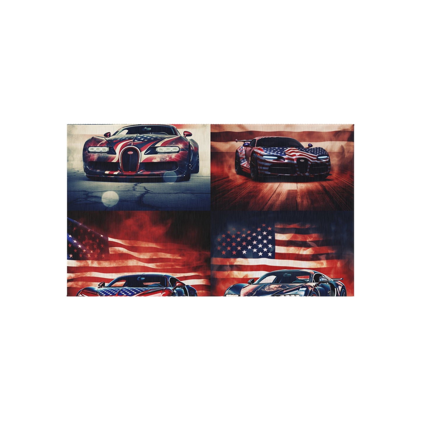 Outdoor Rug  Abstract American Flag Background Bugatti 5