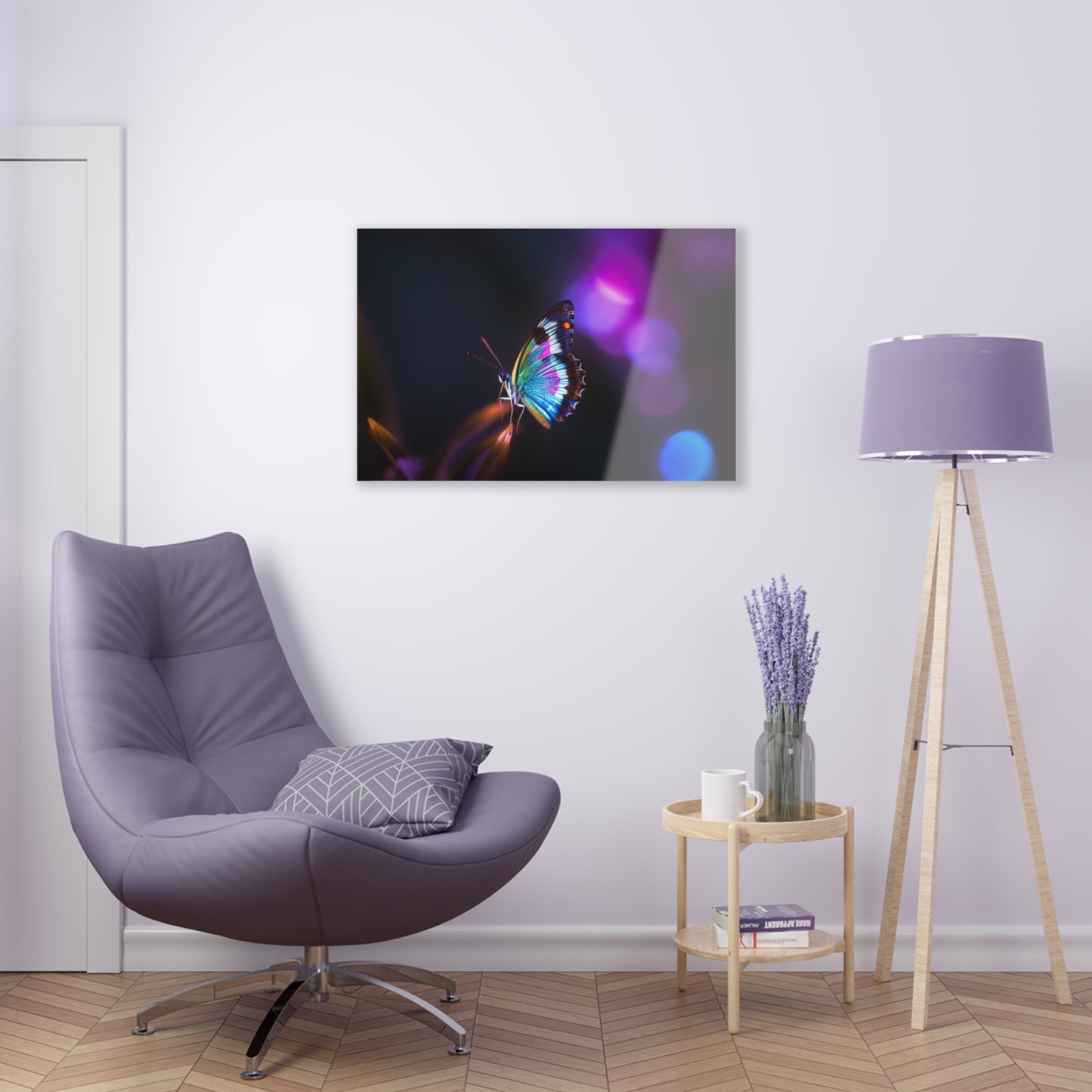 Acrylic Prints Photo Realistic Butterfly 1