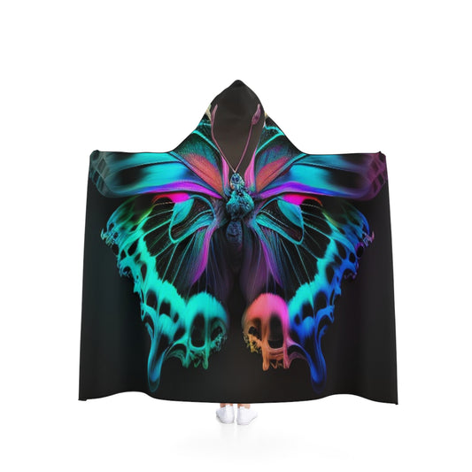 Hooded Blanket Neon Butterfly Fusion 2