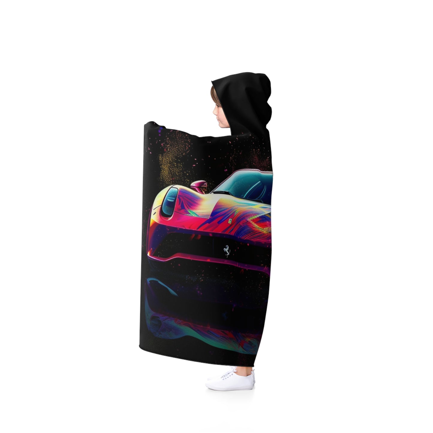 Hooded Blanket Ferrari Fusion Water 3