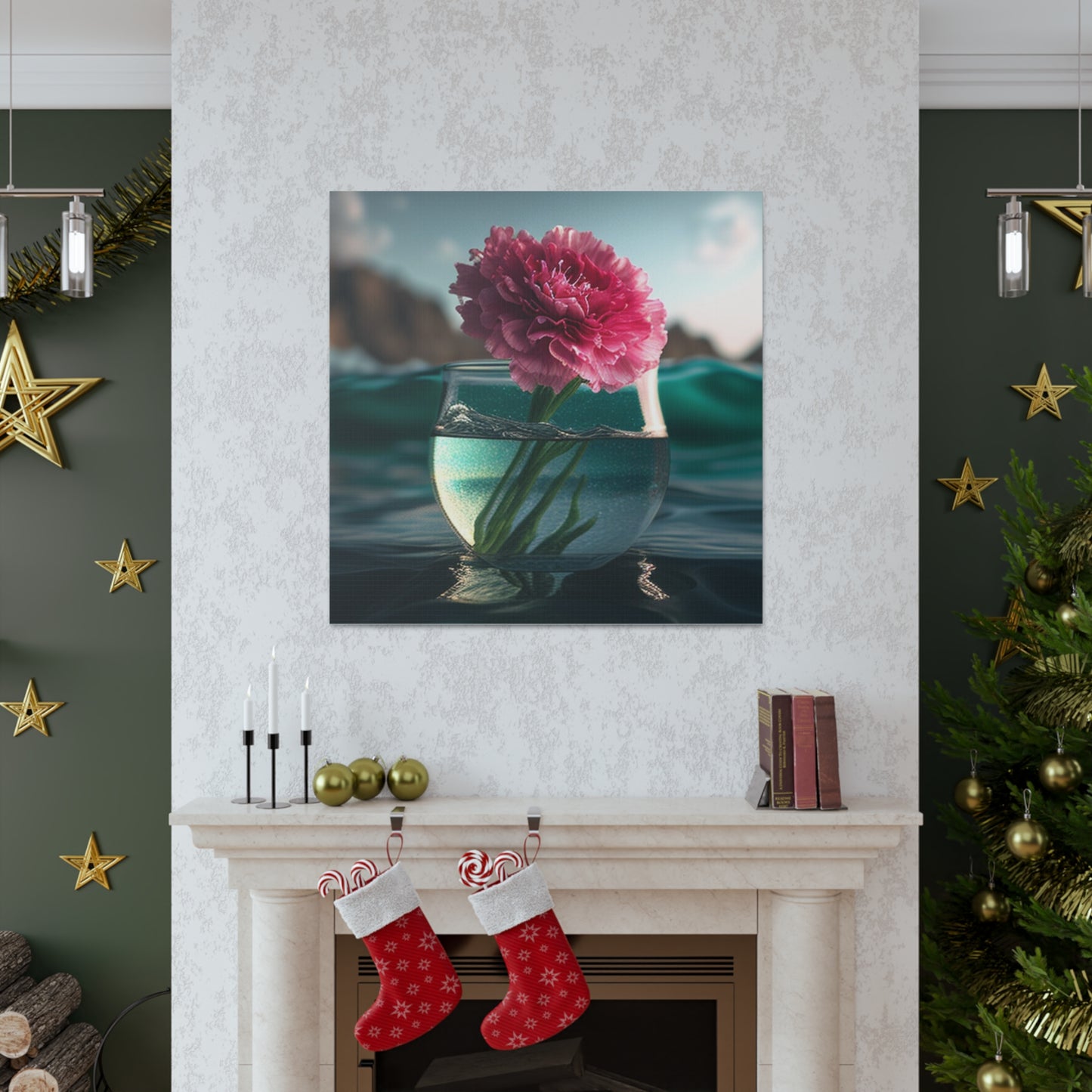 Canvas Gallery Wraps Carnation 1
