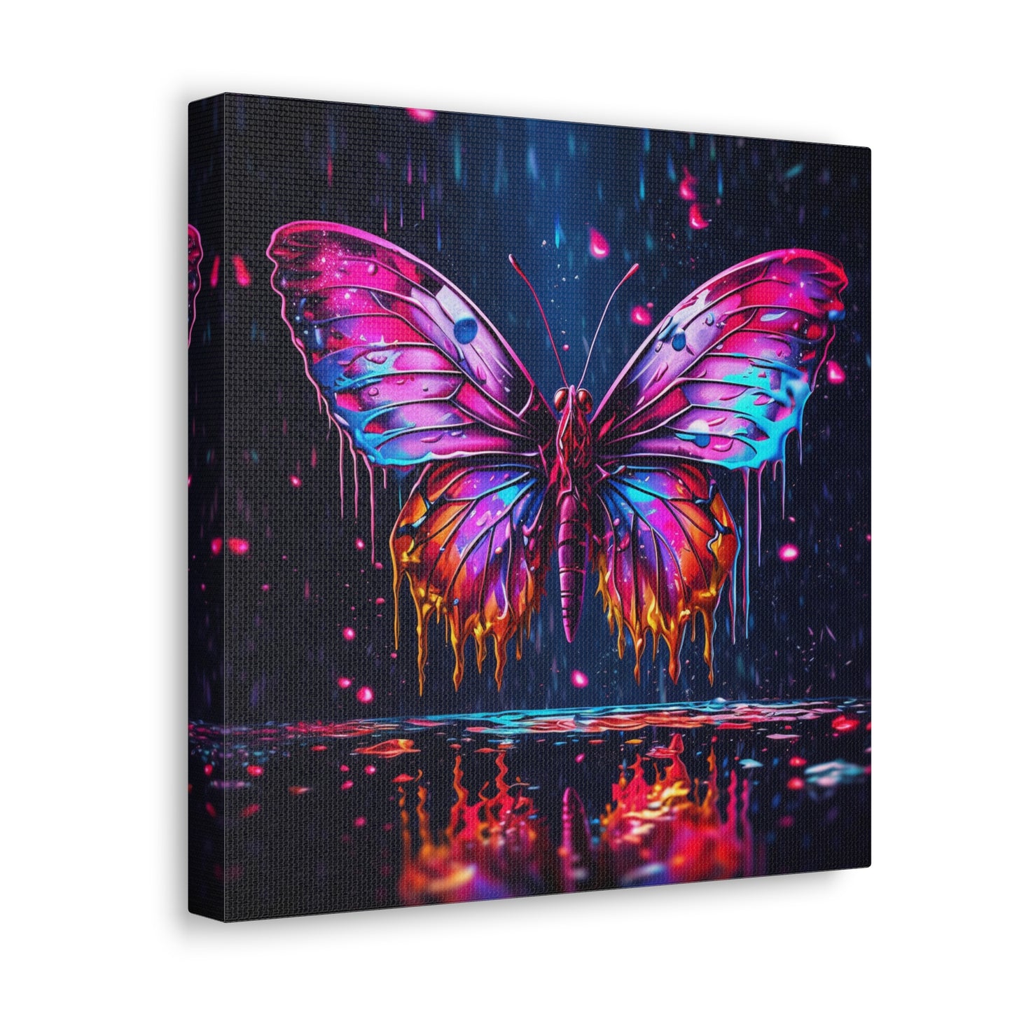 Canvas Gallery Wraps Pink Butterfly Flair 2