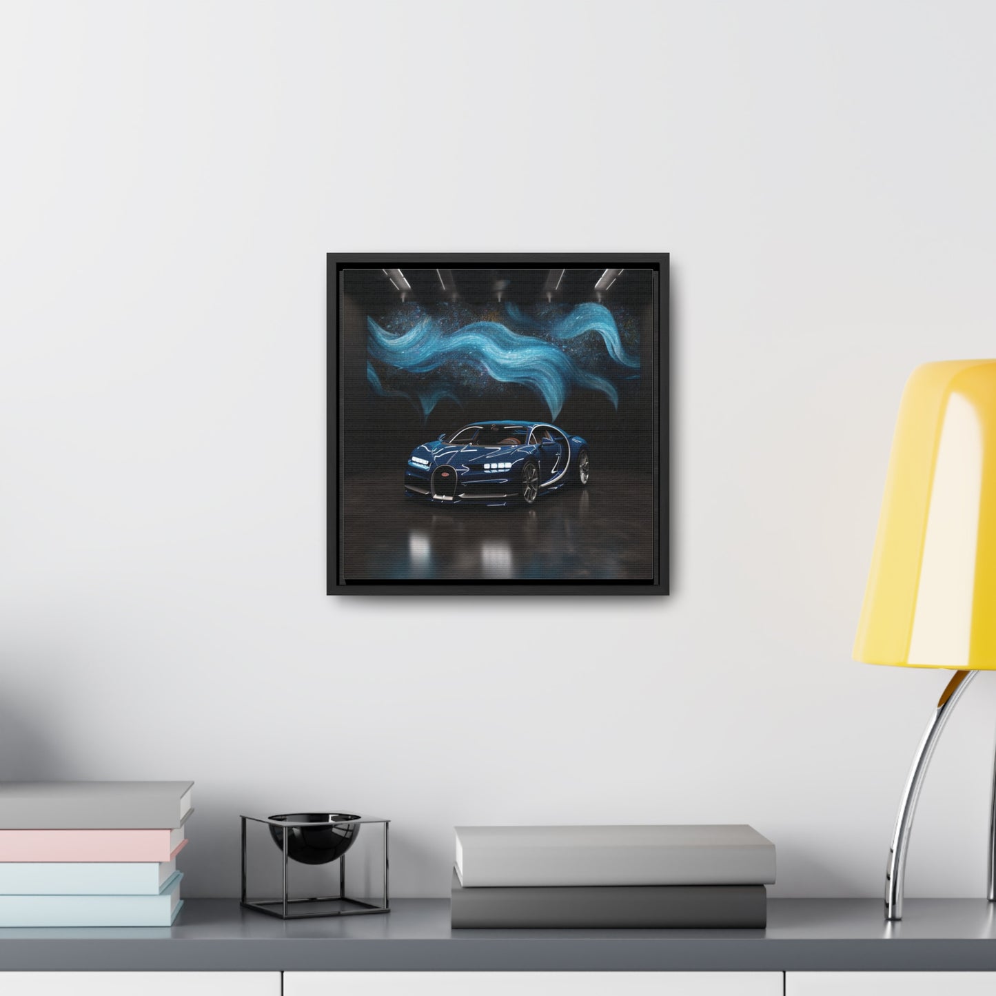 Gallery Canvas Wraps, Square Frame Hyper Bugatti 3