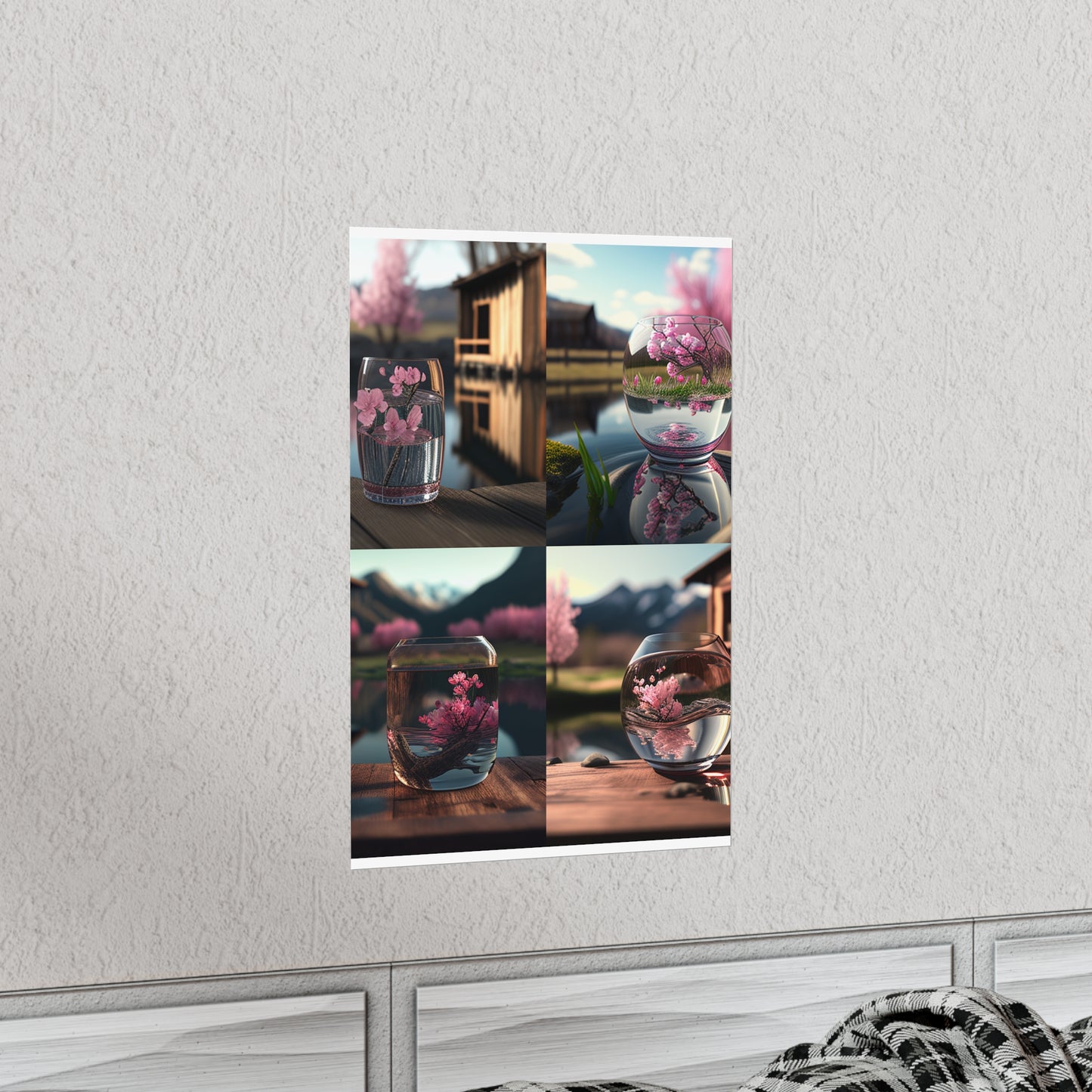 Premium Matte Vertical Posters Cherry Blossom 5