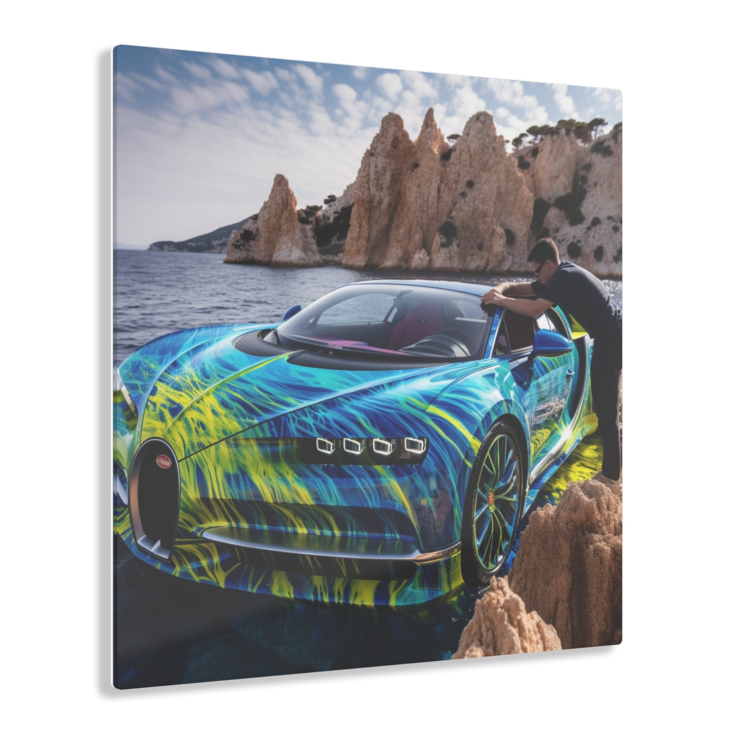 Acrylic Prints Bugatti Water 1