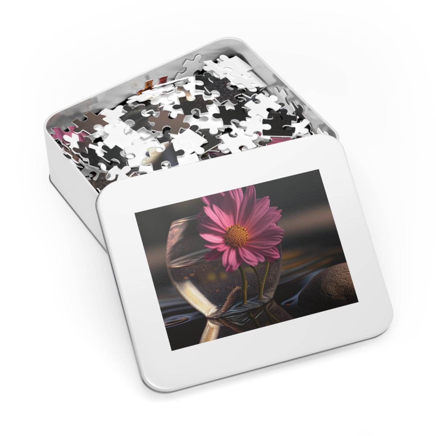 Jigsaw Puzzle (30, 110, 252, 500,1000-Piece) Pink Daisy 4