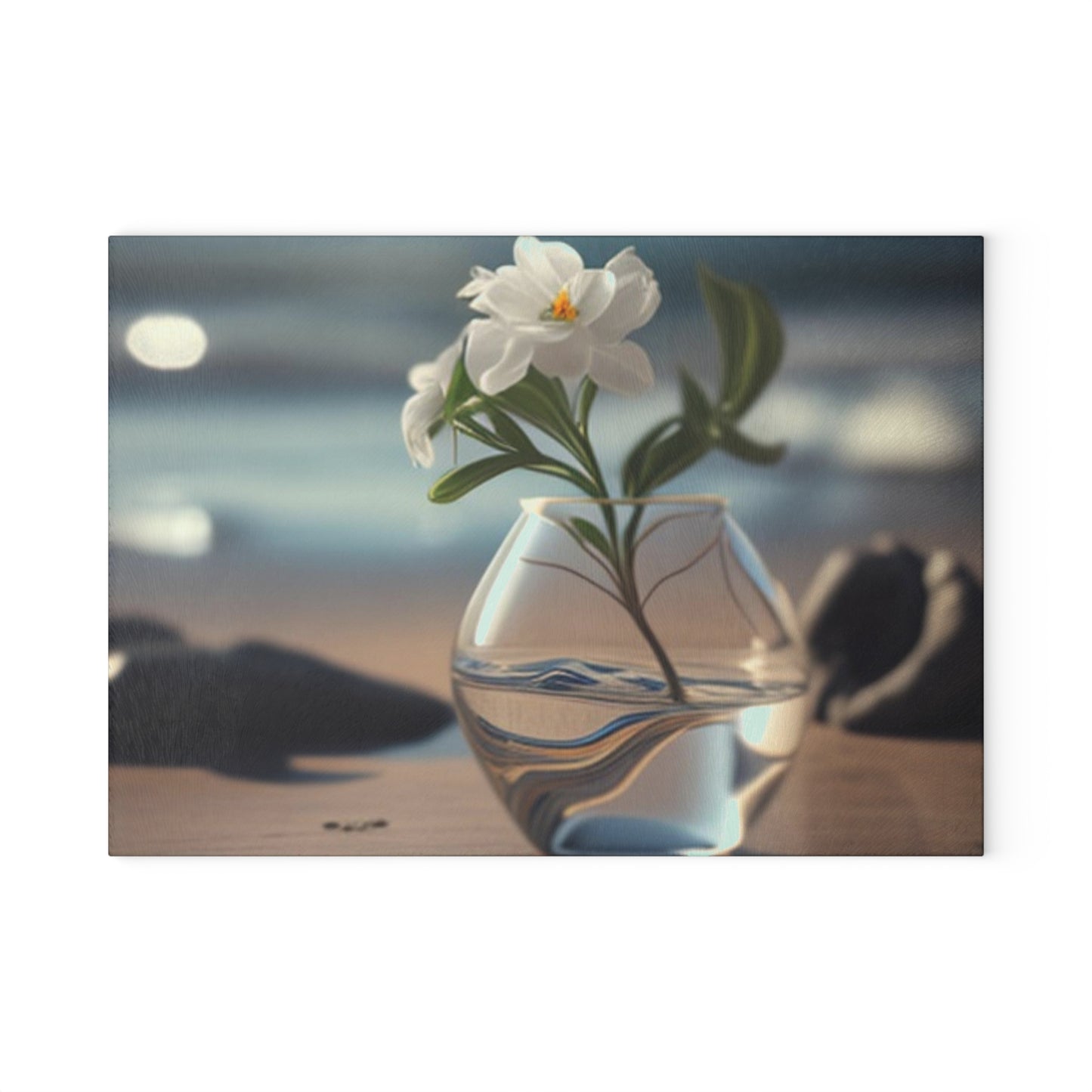 Glass Cutting Board Jasmine glass vase 3