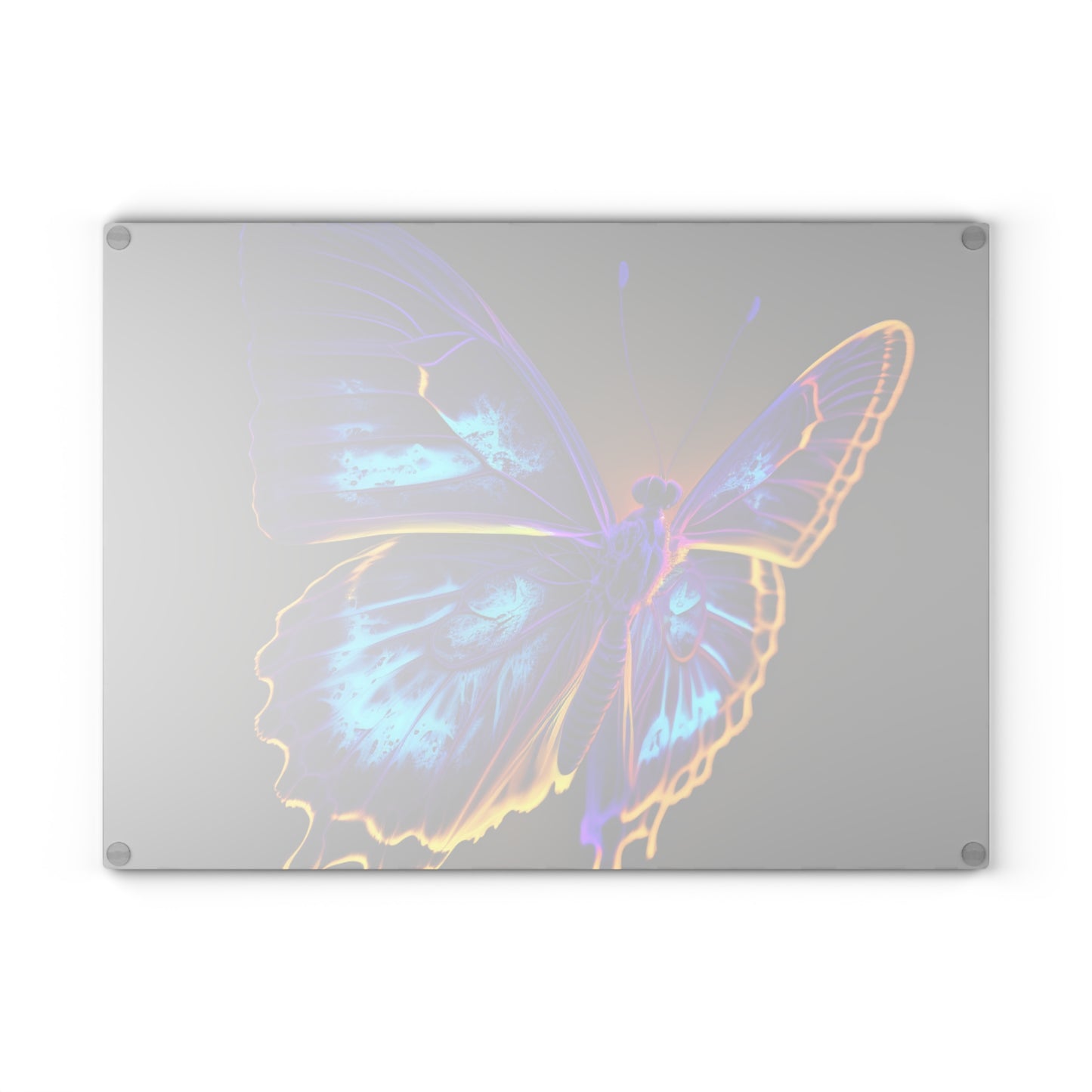 Glass Cutting Board Thermal Butterfly 4