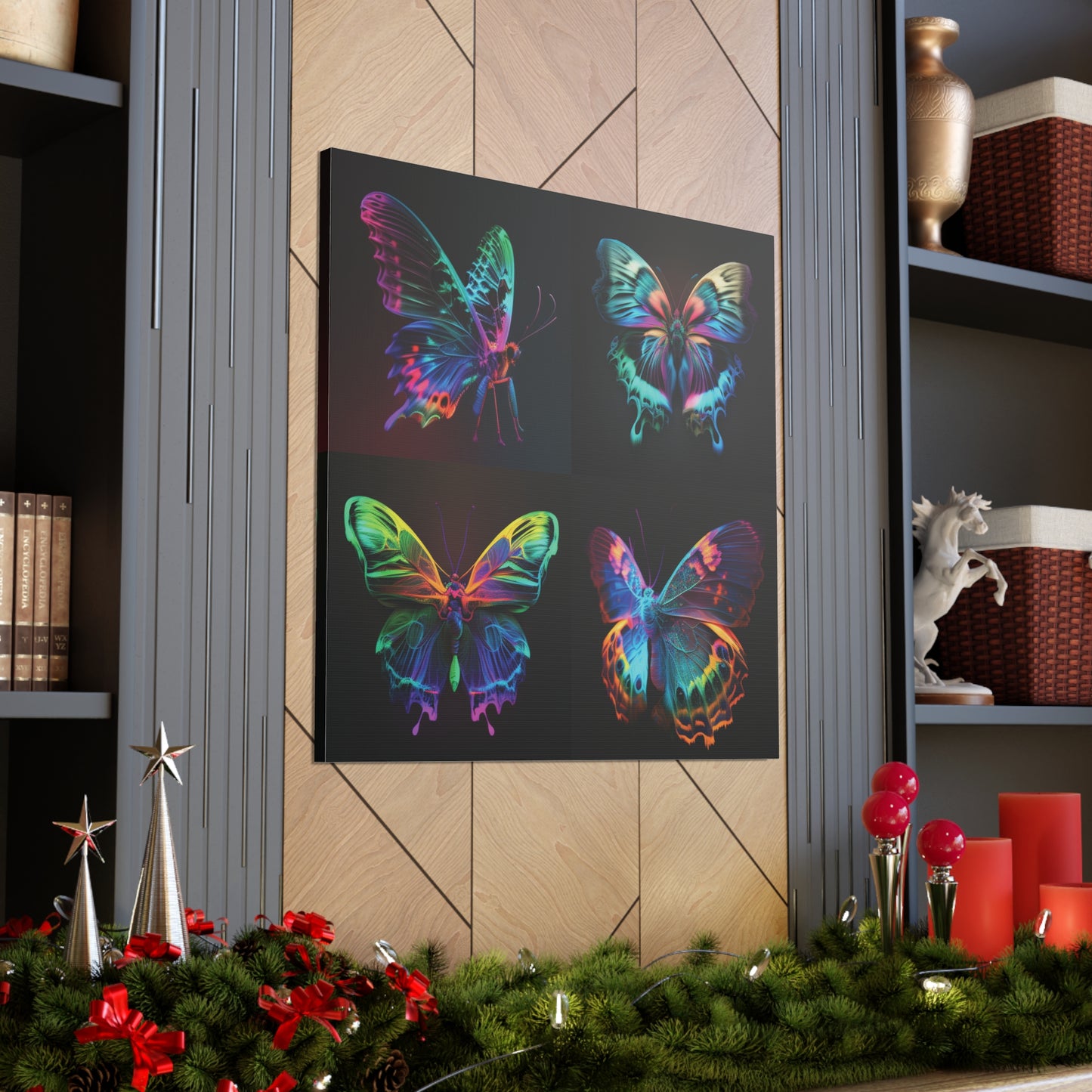 Canvas Gallery Wraps Raw Hyper Color Butterfly 5