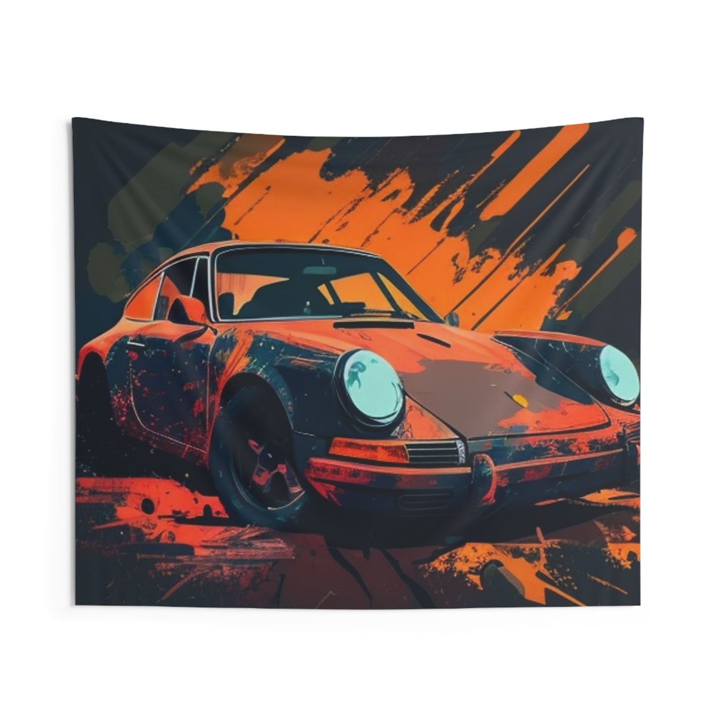 Indoor Wall Tapestries Porsche Abstract 3