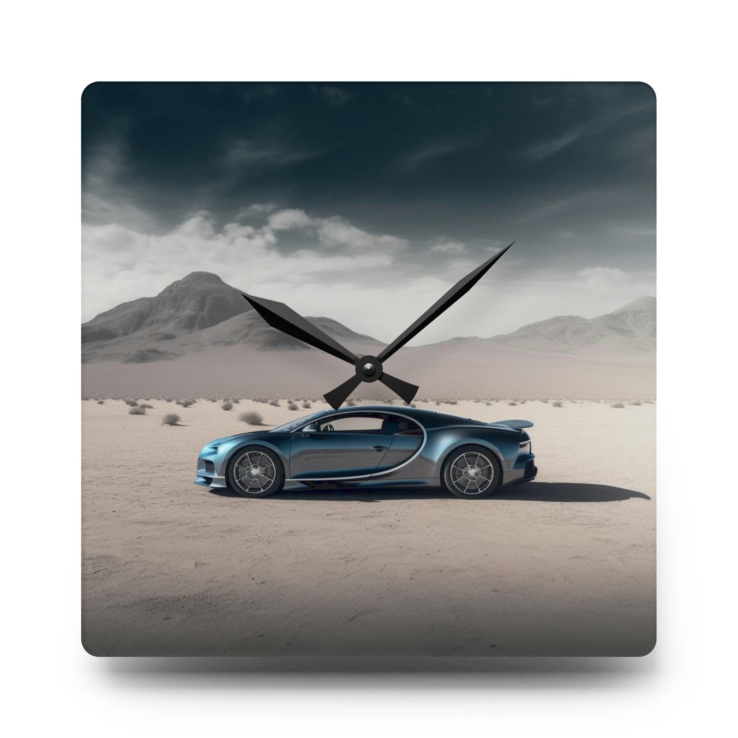 Acrylic Wall Clock Bugatti Real Look 1