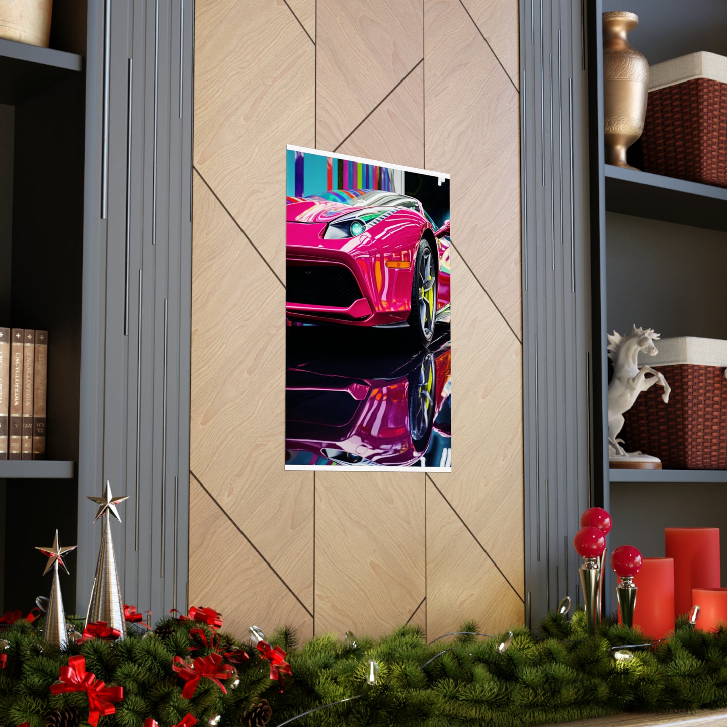 Premium Matte Vertical Posters Ferrari Flair Macro 2