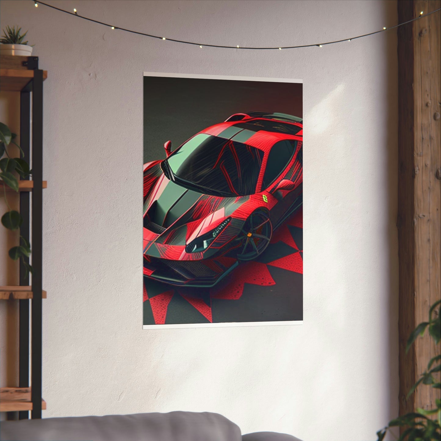 Premium Matte Vertical Posters Ferrari Hyper 2