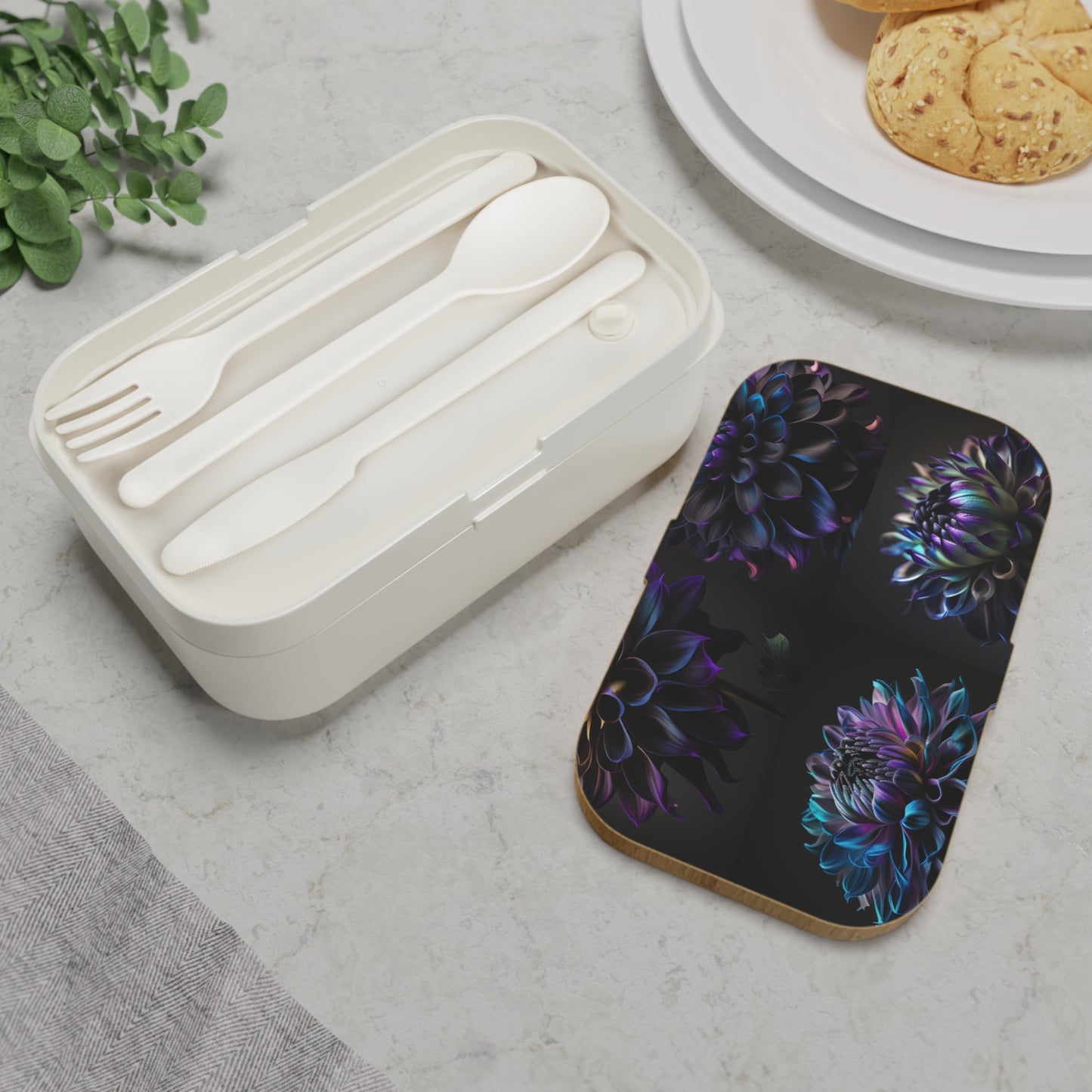 Bento Lunch Box Dahlia Purple 5