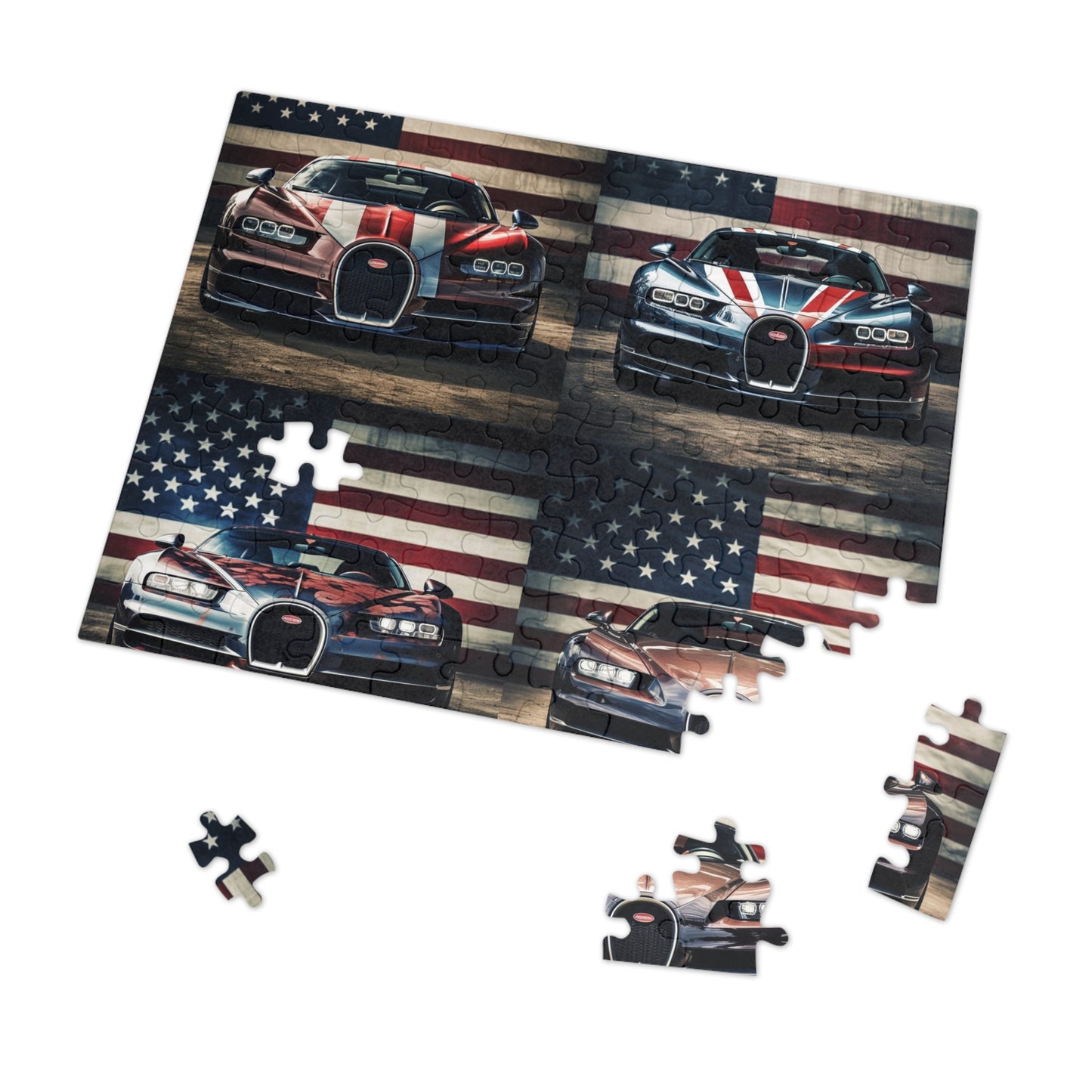 Jigsaw Puzzle (30, 110, 252, 500,1000-Piece) Bugatti Flag 5