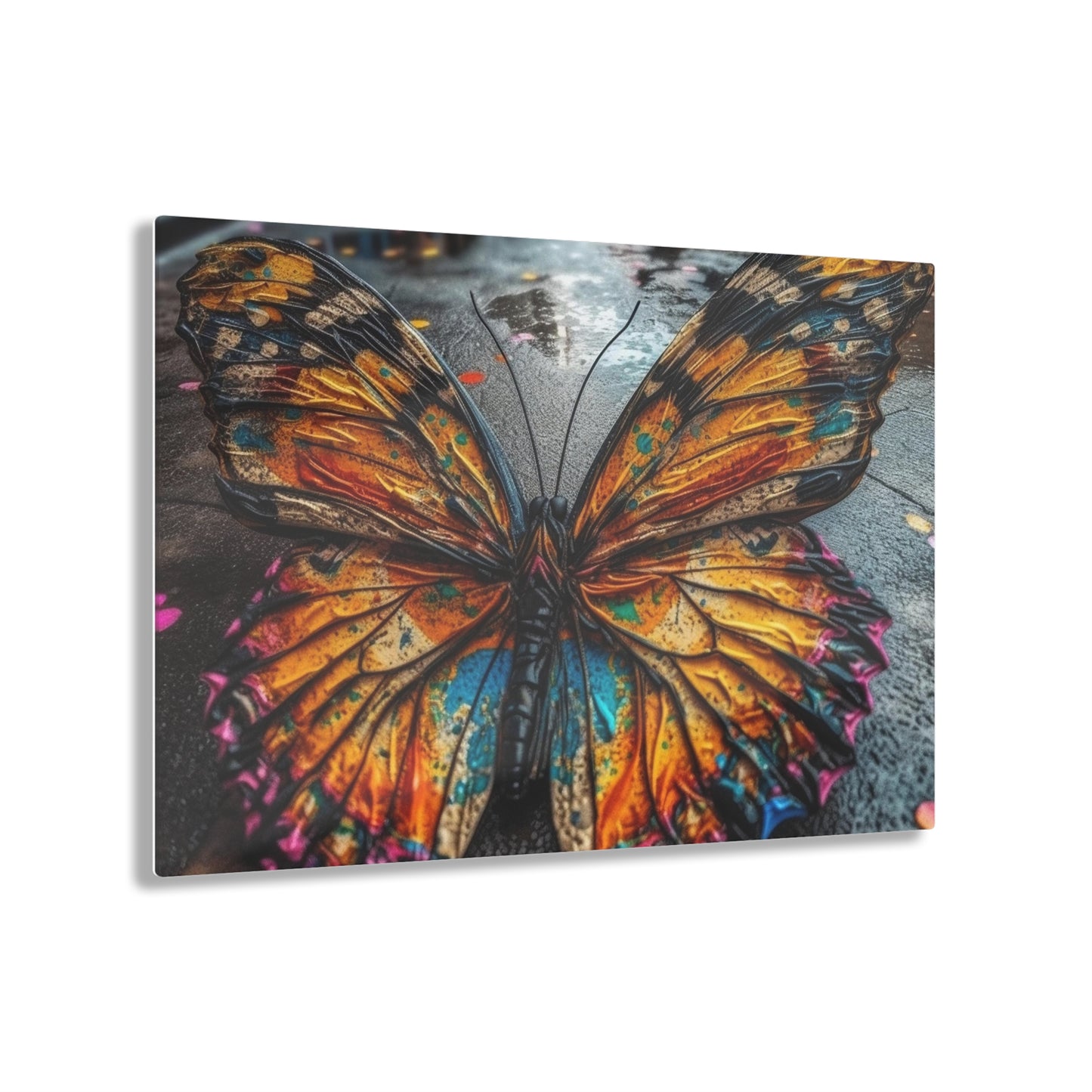 Acrylic Prints Liquid Street Butterfly 1