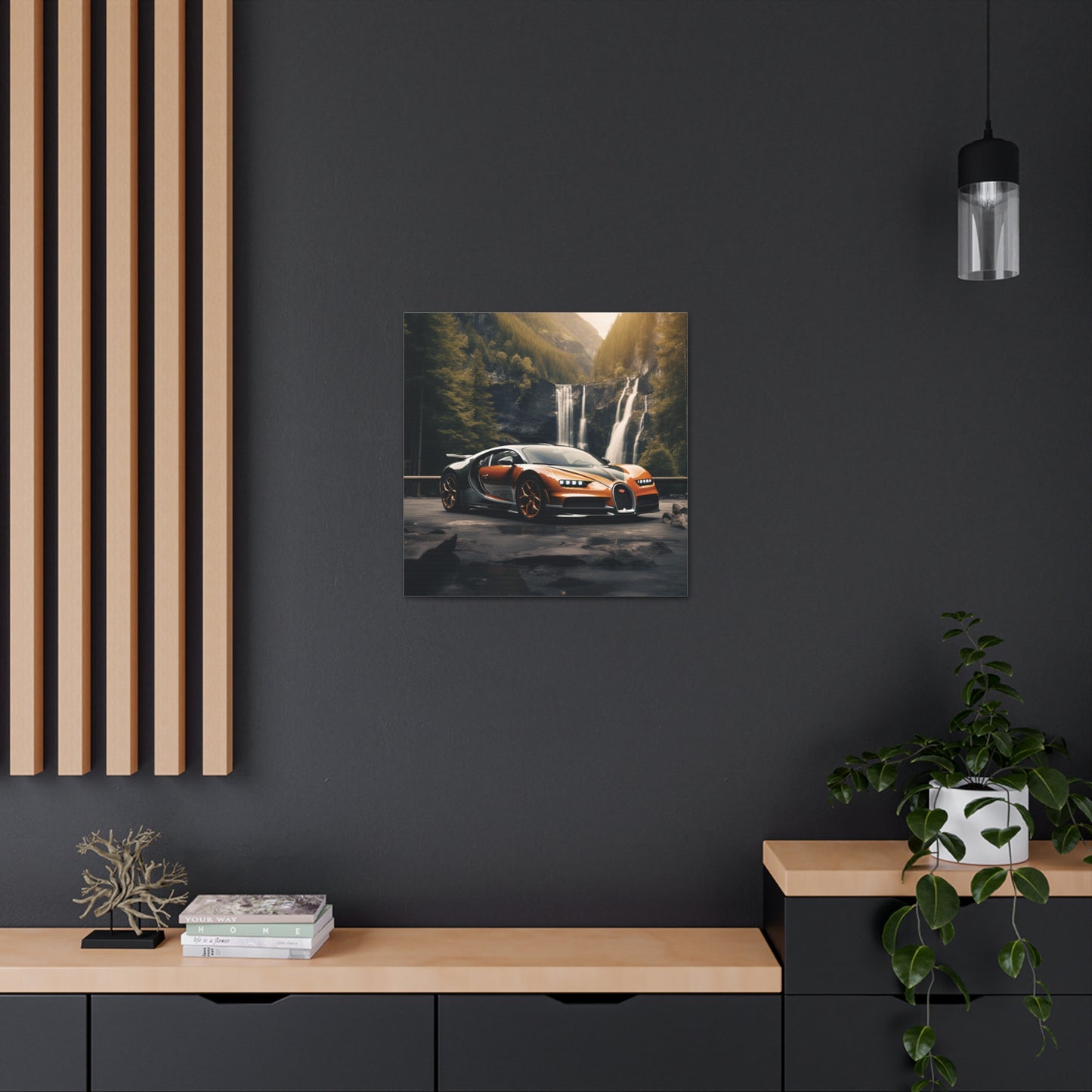 Canvas Gallery Wraps Bugatti Waterfall 3