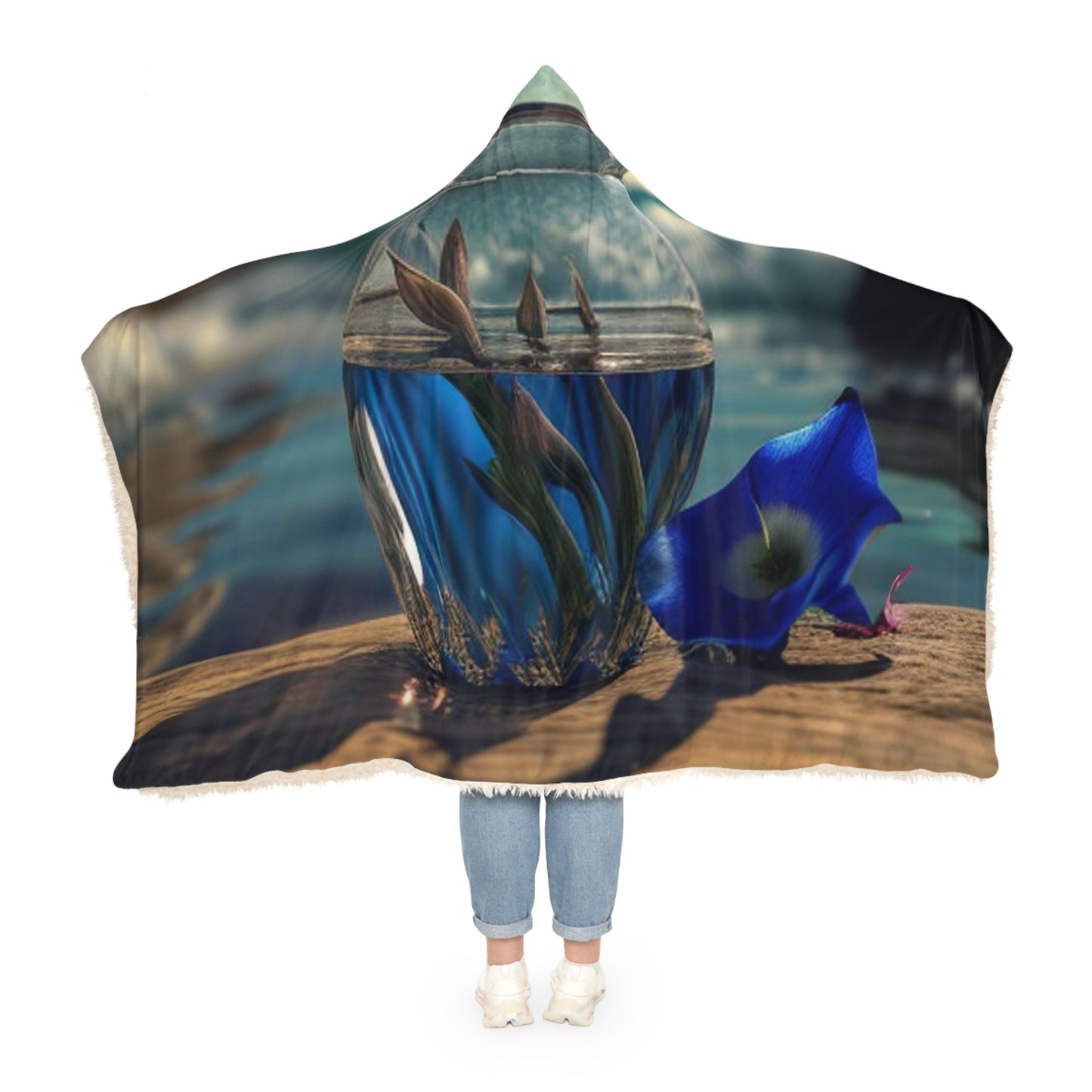 Snuggle Hooded Blanket The Bluebell 4