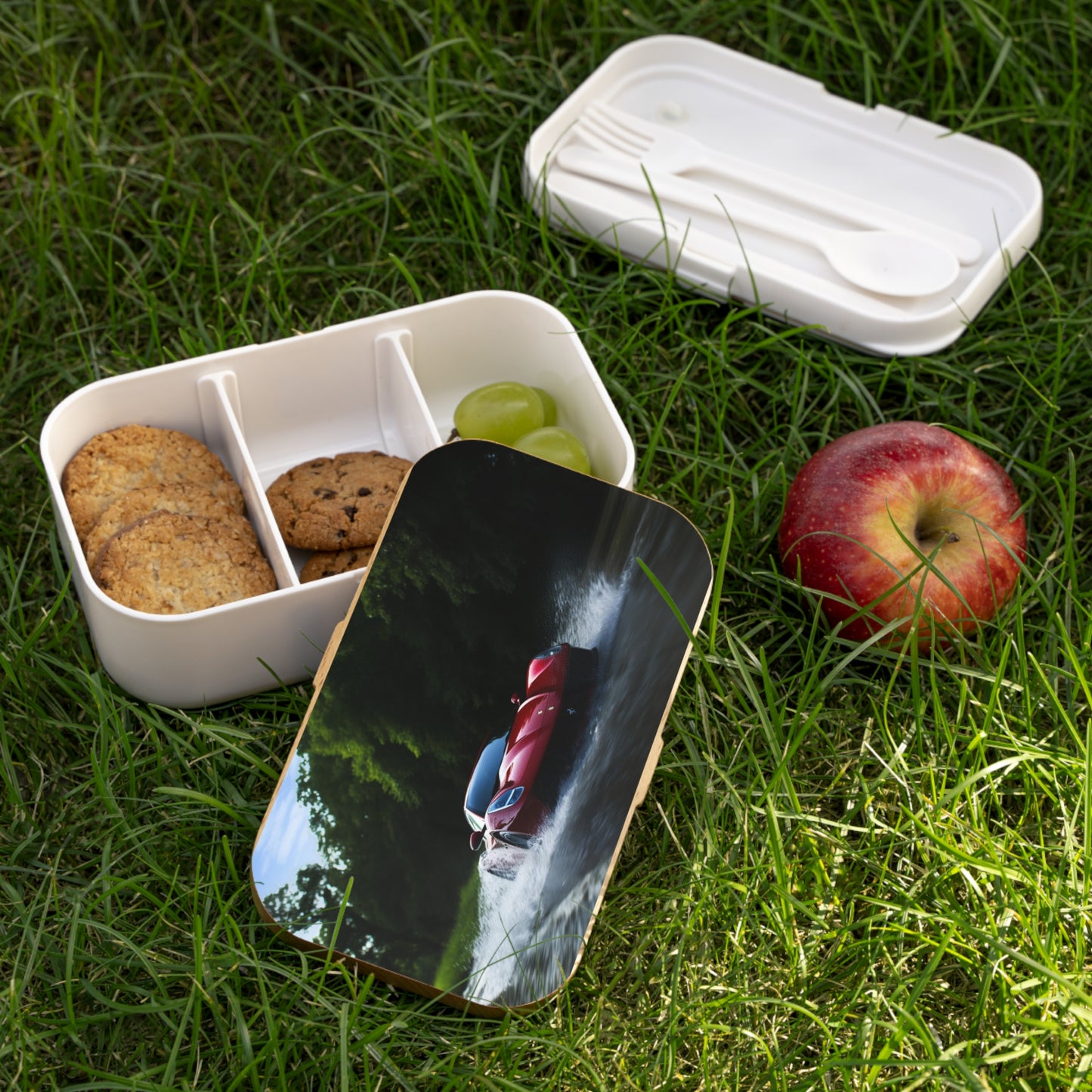 Bento Lunch Box Water Ferrari Splash 1