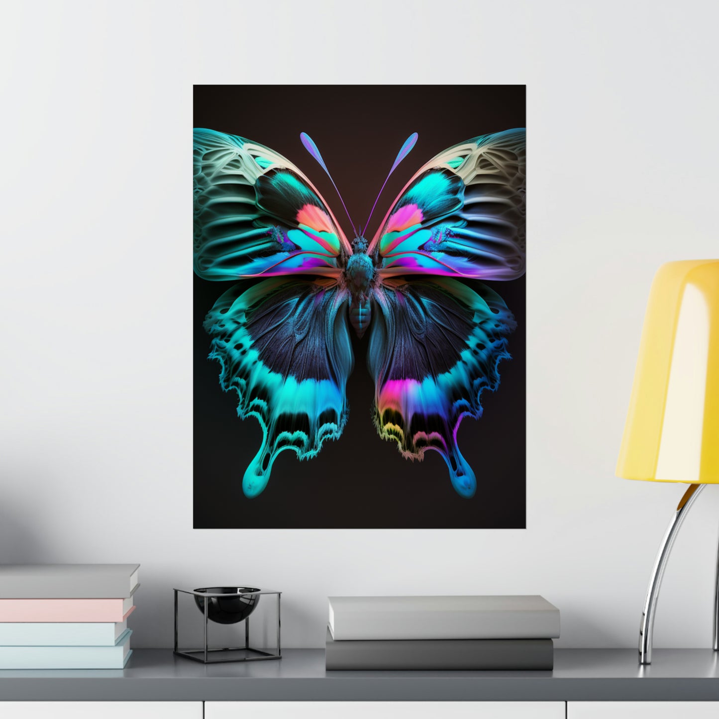 Premium Matte Vertical Posters Raw Florescent Glow 1