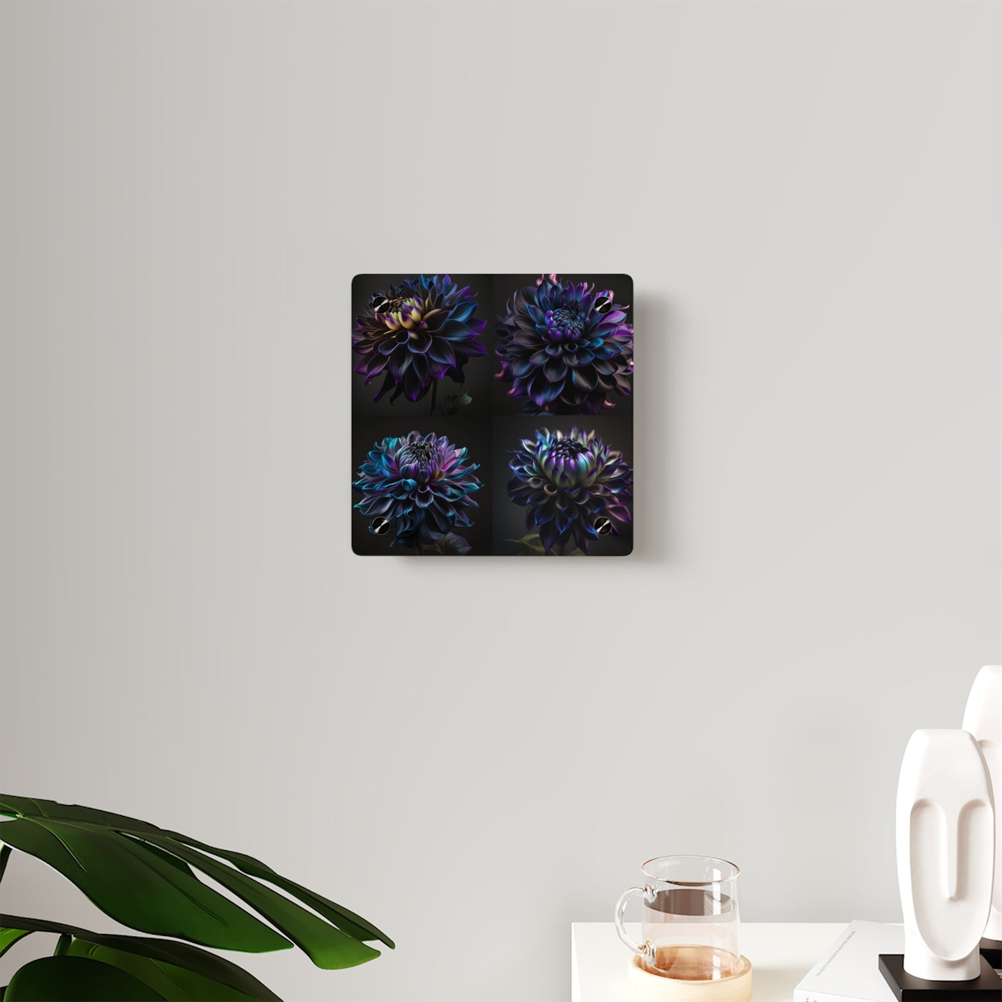 Acrylic Wall Art Panels Dahlia Purple 5