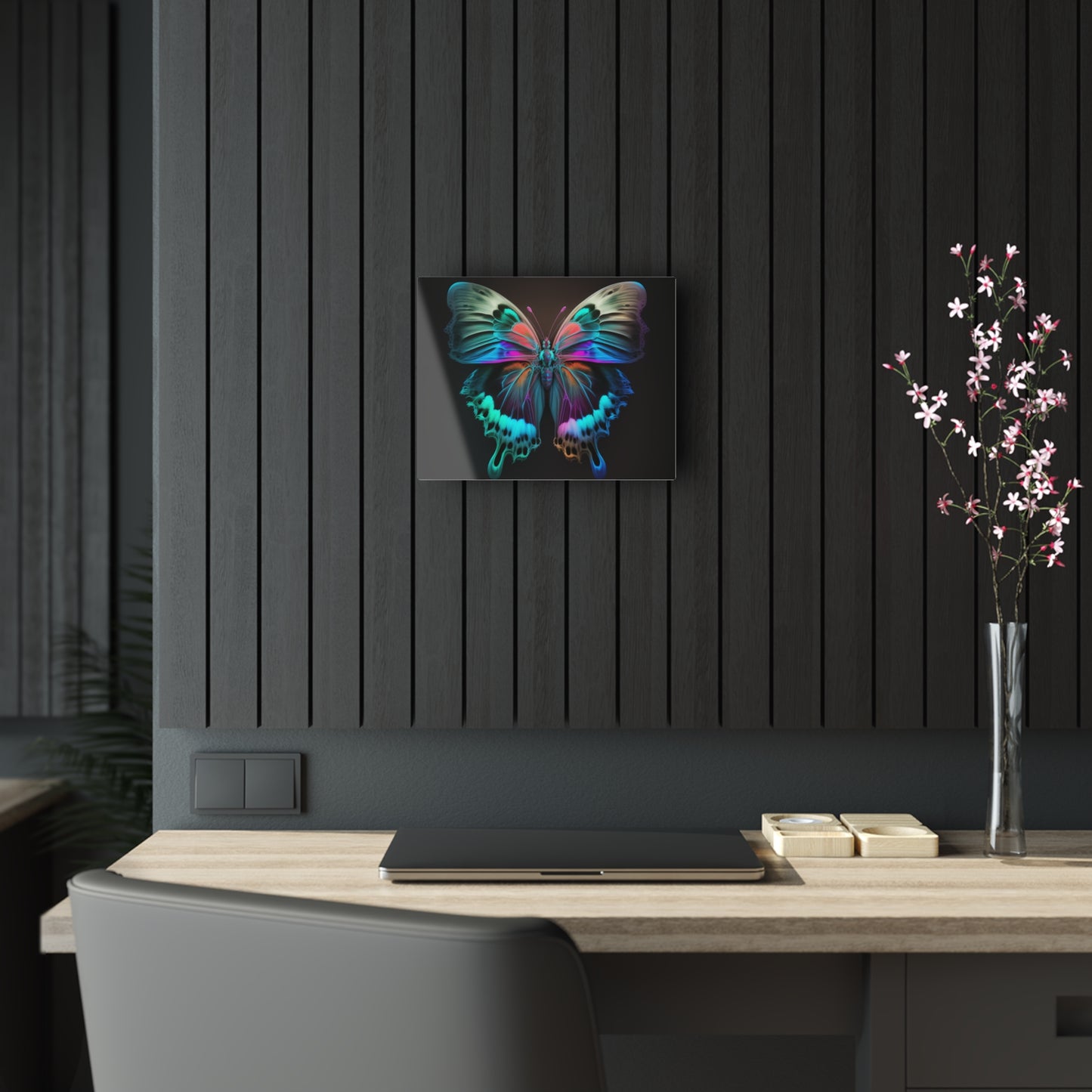 Acrylic Prints Raw Hyper Color Butterfly 2