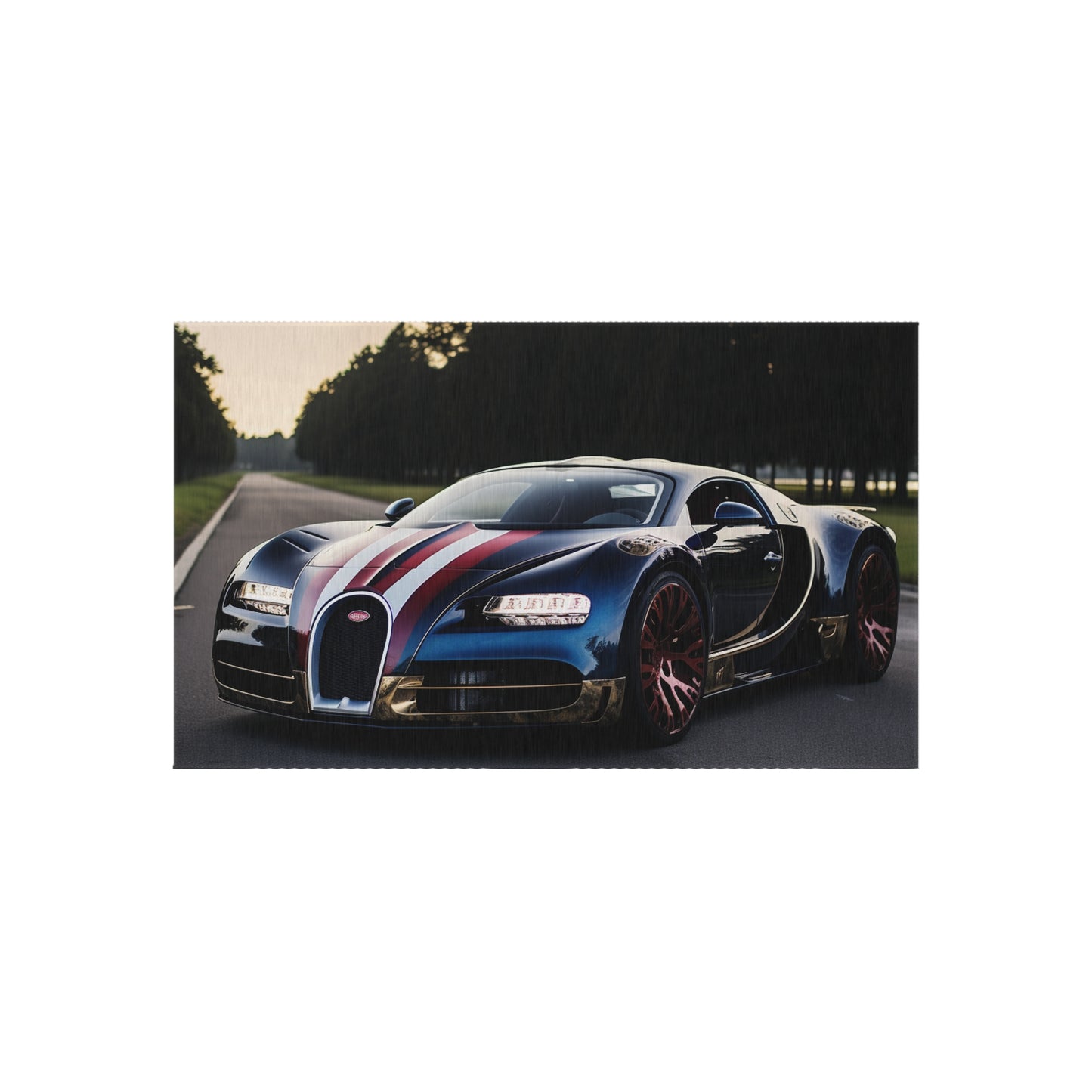 Outdoor Rug  Bugatti Flag American 1