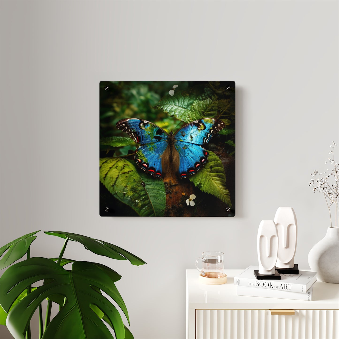 Acrylic Wall Art Panels Jungle Butterfly 2