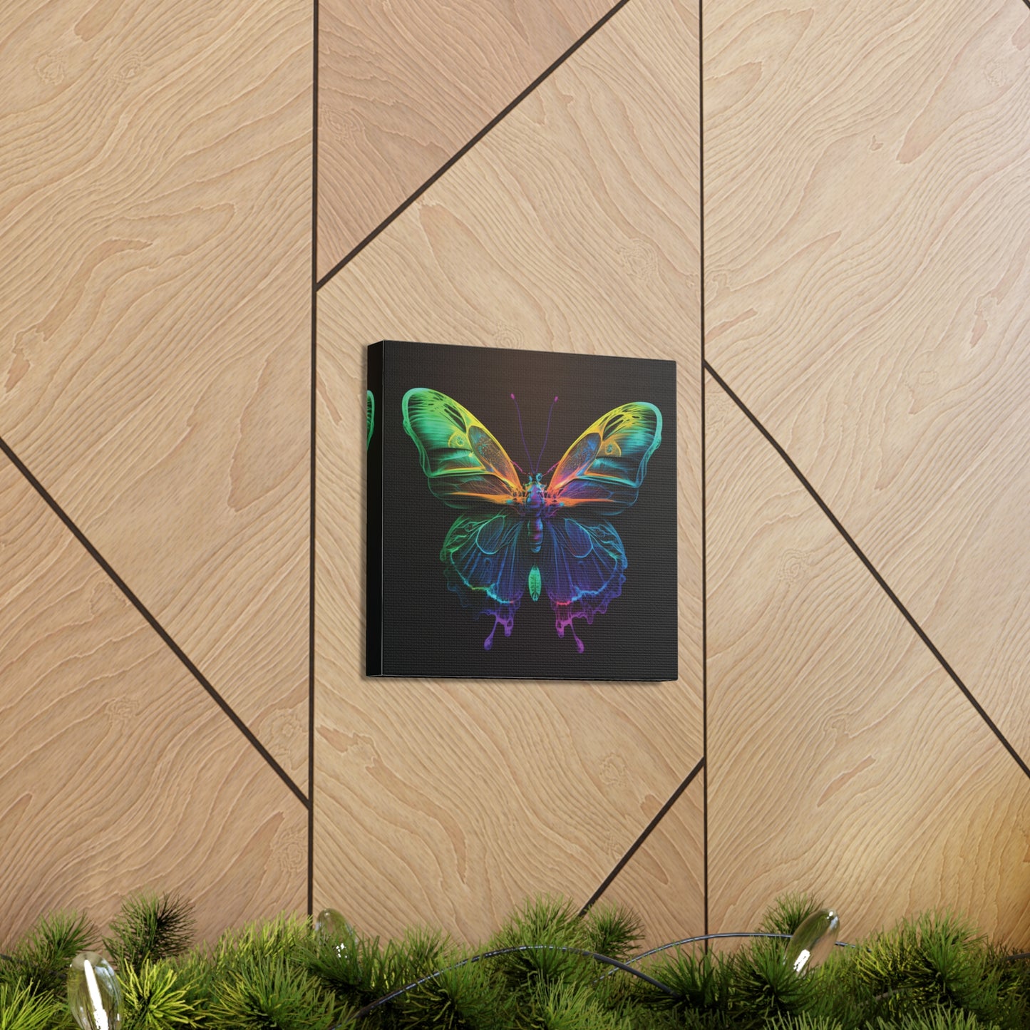 Canvas Gallery Wraps Raw Hyper Color Butterfly 3