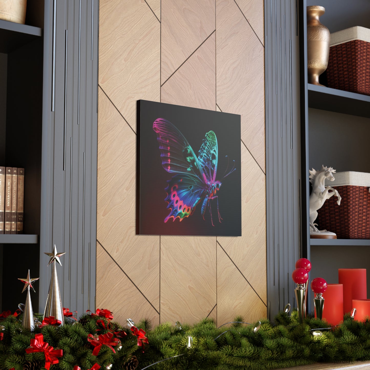 Canvas Gallery Wraps Raw Hyper Color Butterfly 1