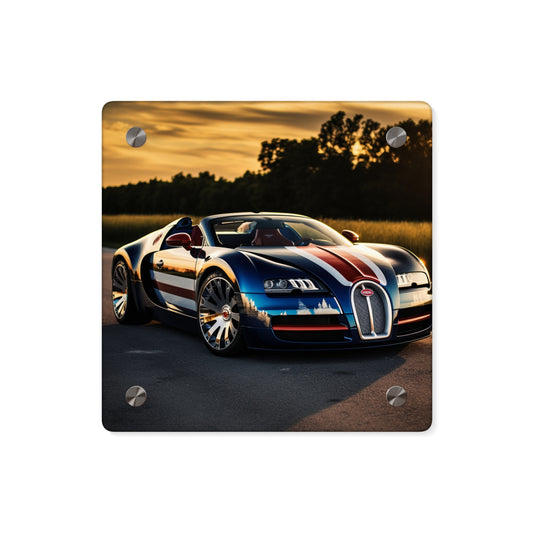 Acrylic Wall Art Panels Bugatti Flag American 3