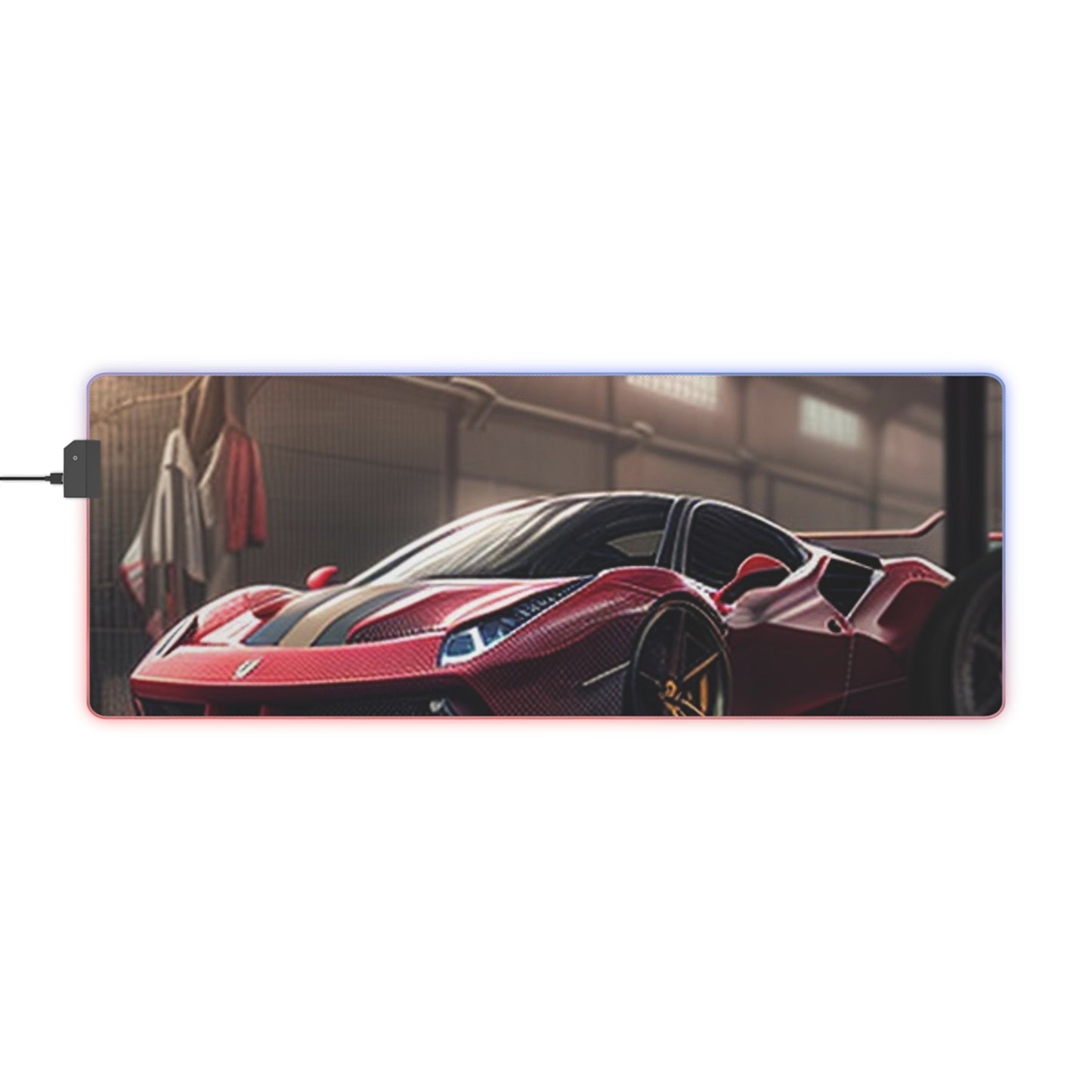 LED Gaming Mouse Pad Ferrari Hyper 4