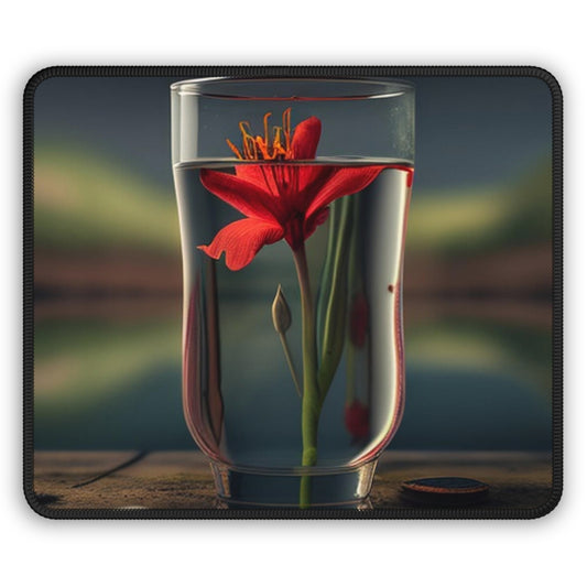 Gaming Mouse Pad  Red Lily in a Glass vase 1