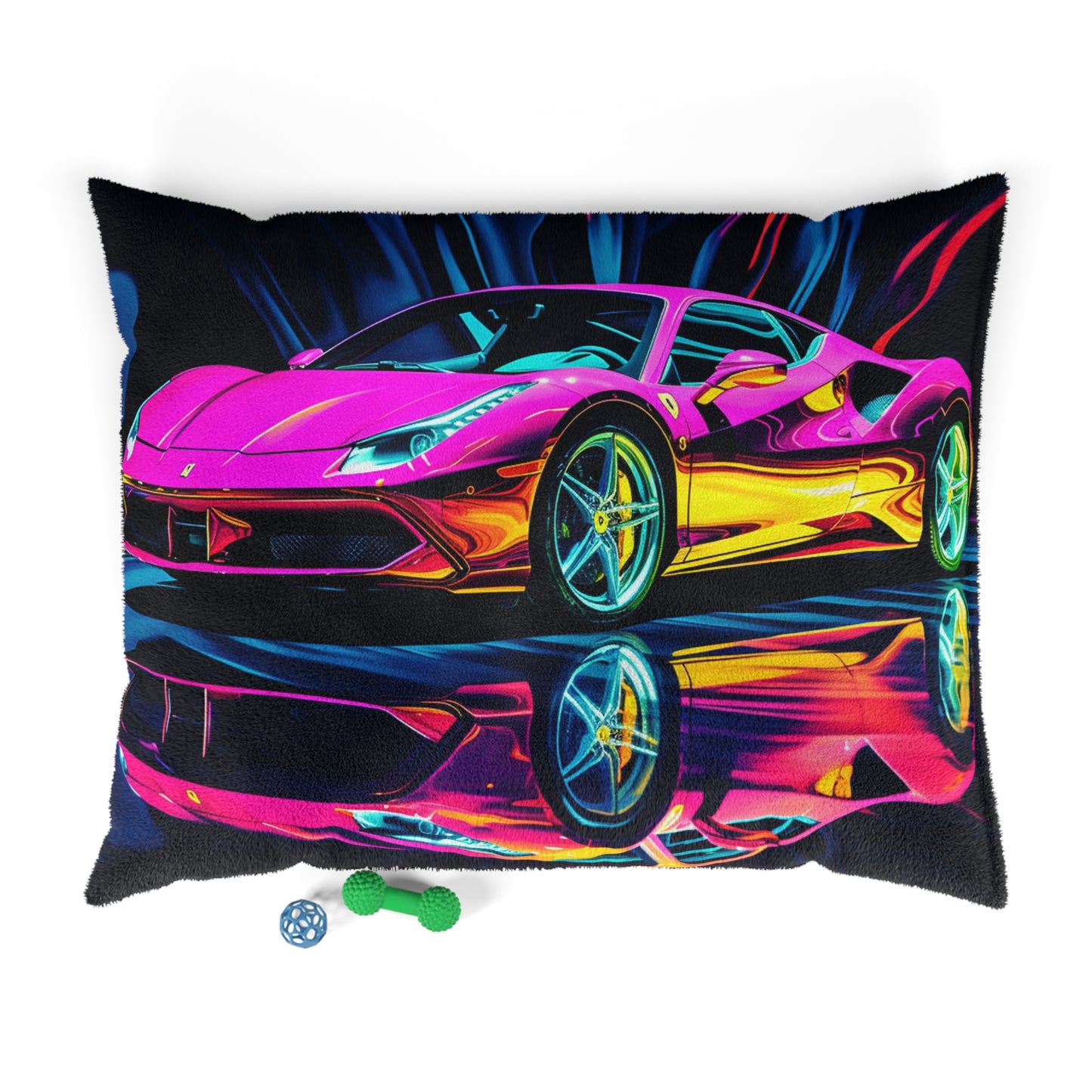 Pet Bed Pink Macro Ferrari 3