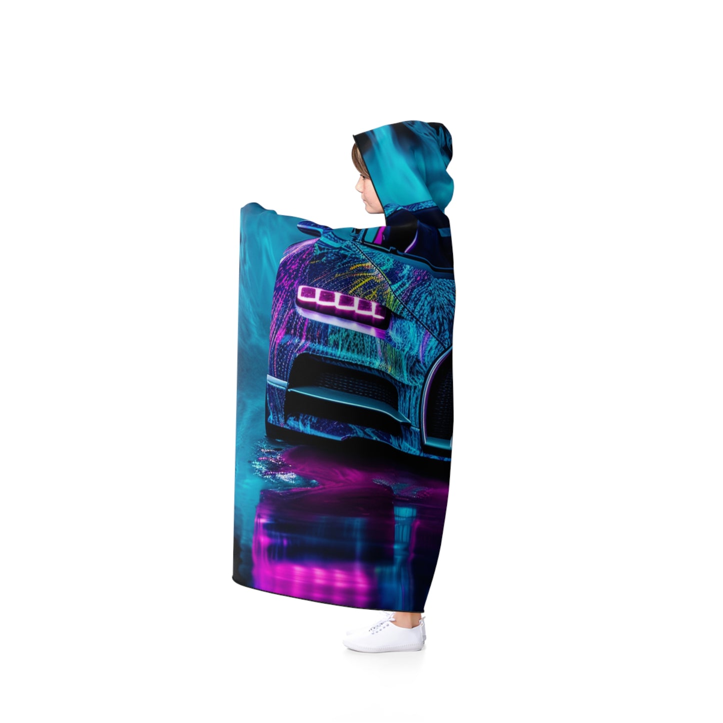 Hooded Blanket Bugatti Water 2