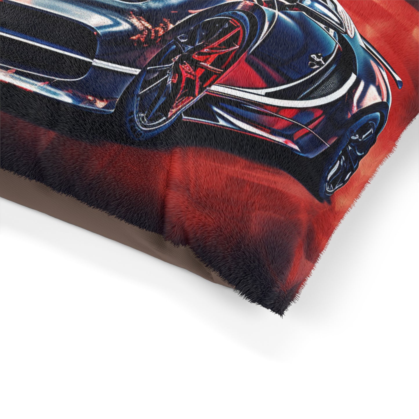 Pet Bed Abstract American Flag Background Bugatti 4