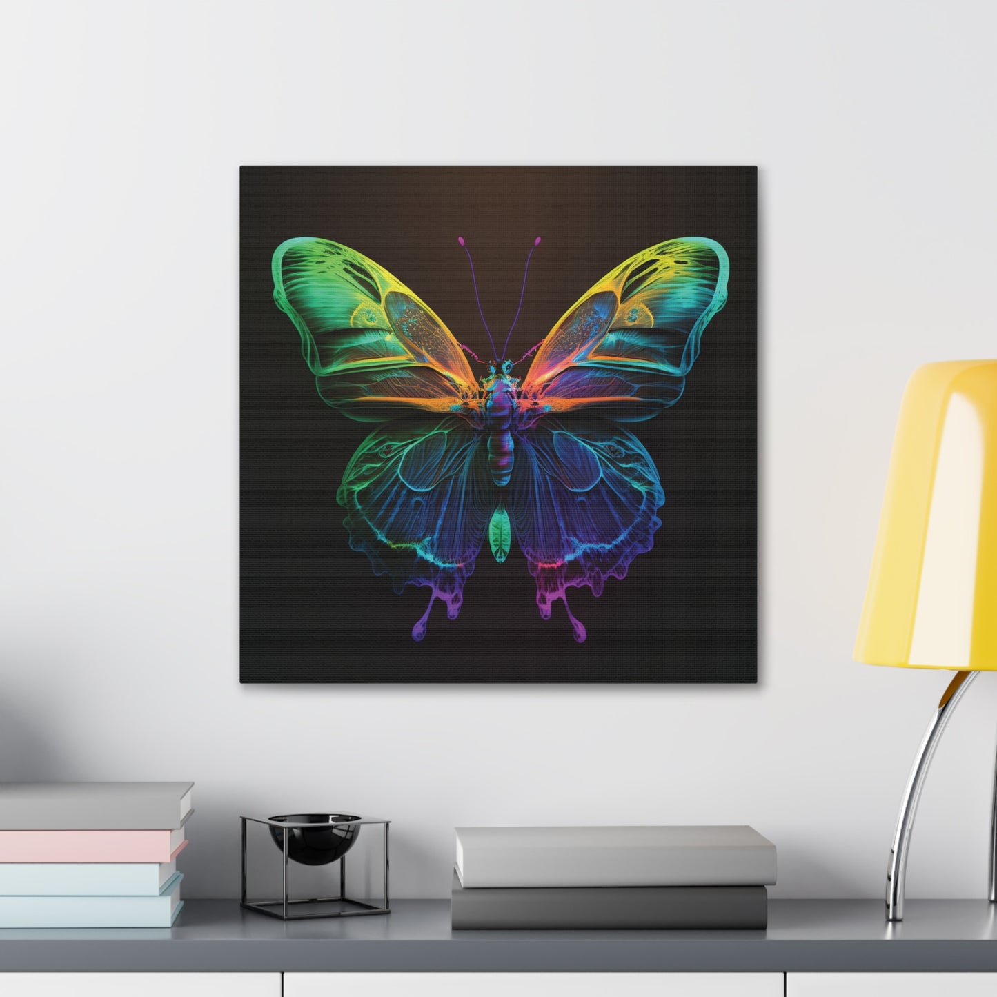 Canvas Gallery Wraps Raw Hyper Color Butterfly 3