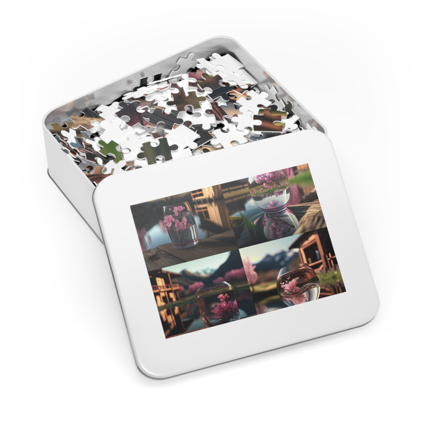 Jigsaw Puzzle (30, 110, 252, 500,1000-Piece) Cherry Blossom 5