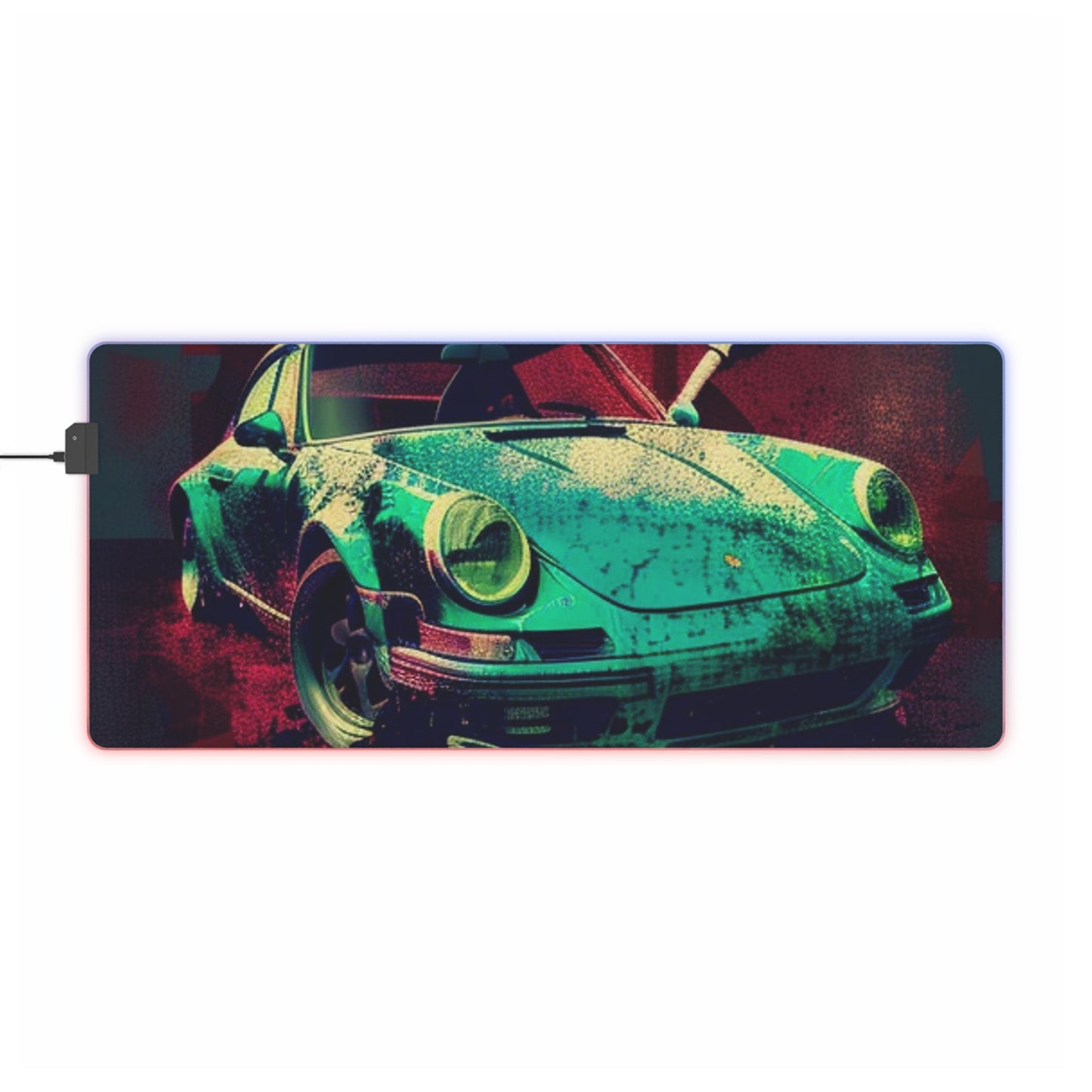 LED Gaming Mouse Pad Porsche Abstract 4