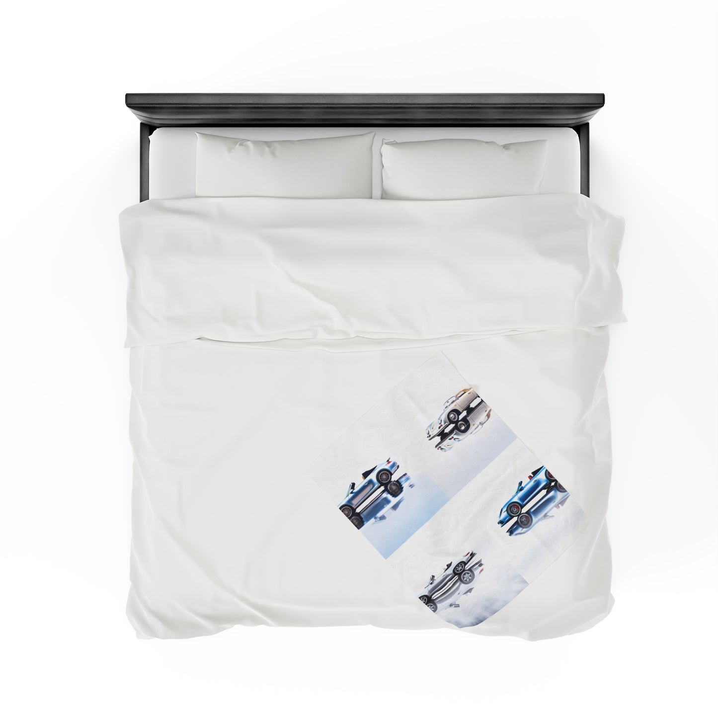 Velveteen Plush Blanket 911 Speedster on water 5