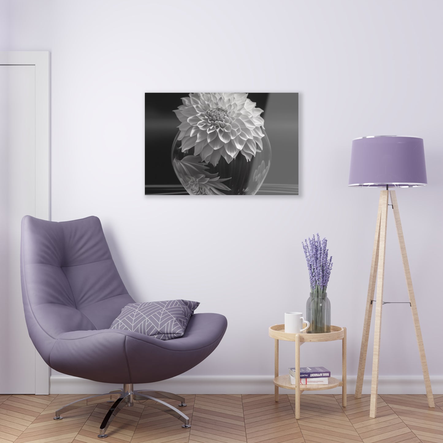 Acrylic Prints White Dahlia 1