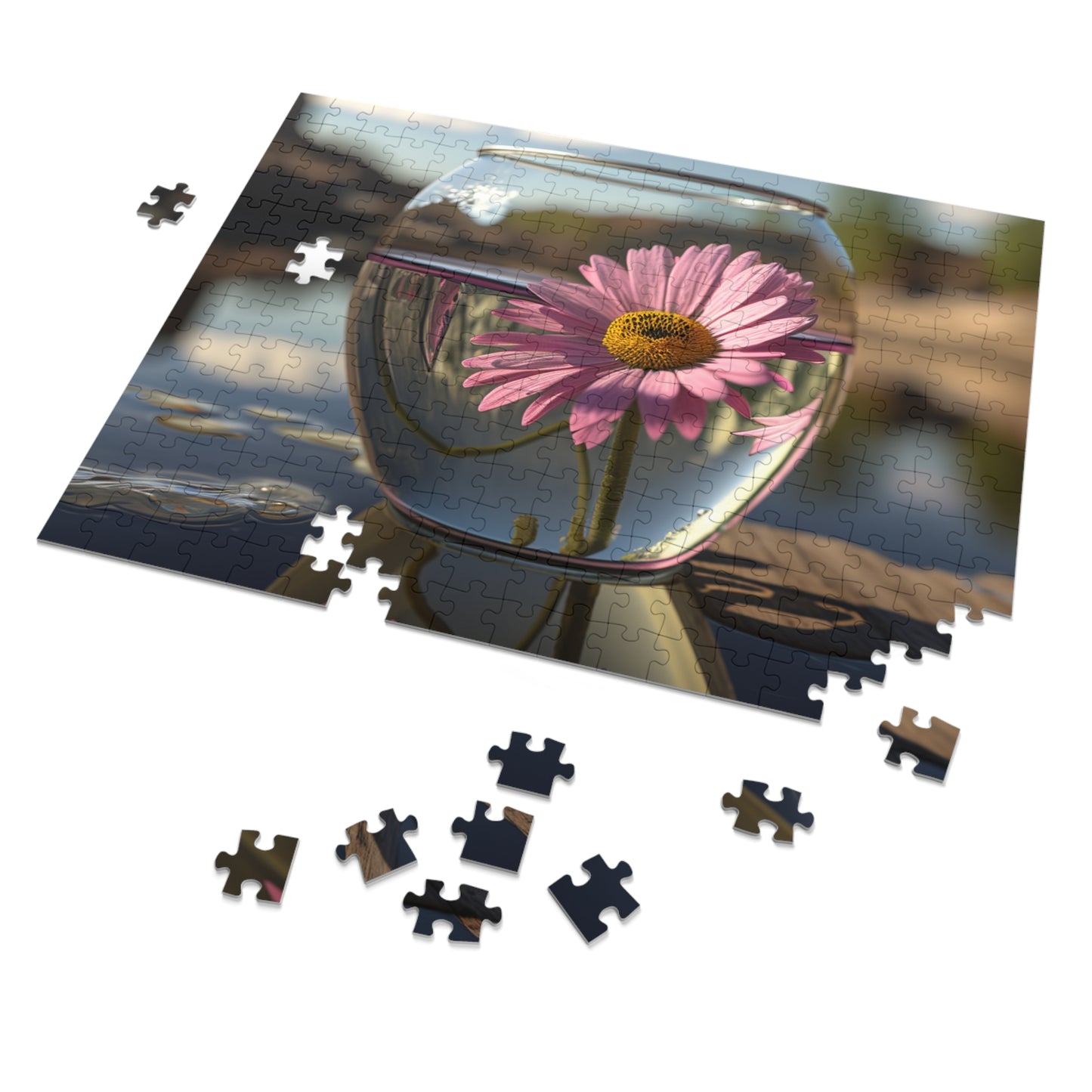 Jigsaw Puzzle (30, 110, 252, 500,1000-Piece) Daisy in a vase 1