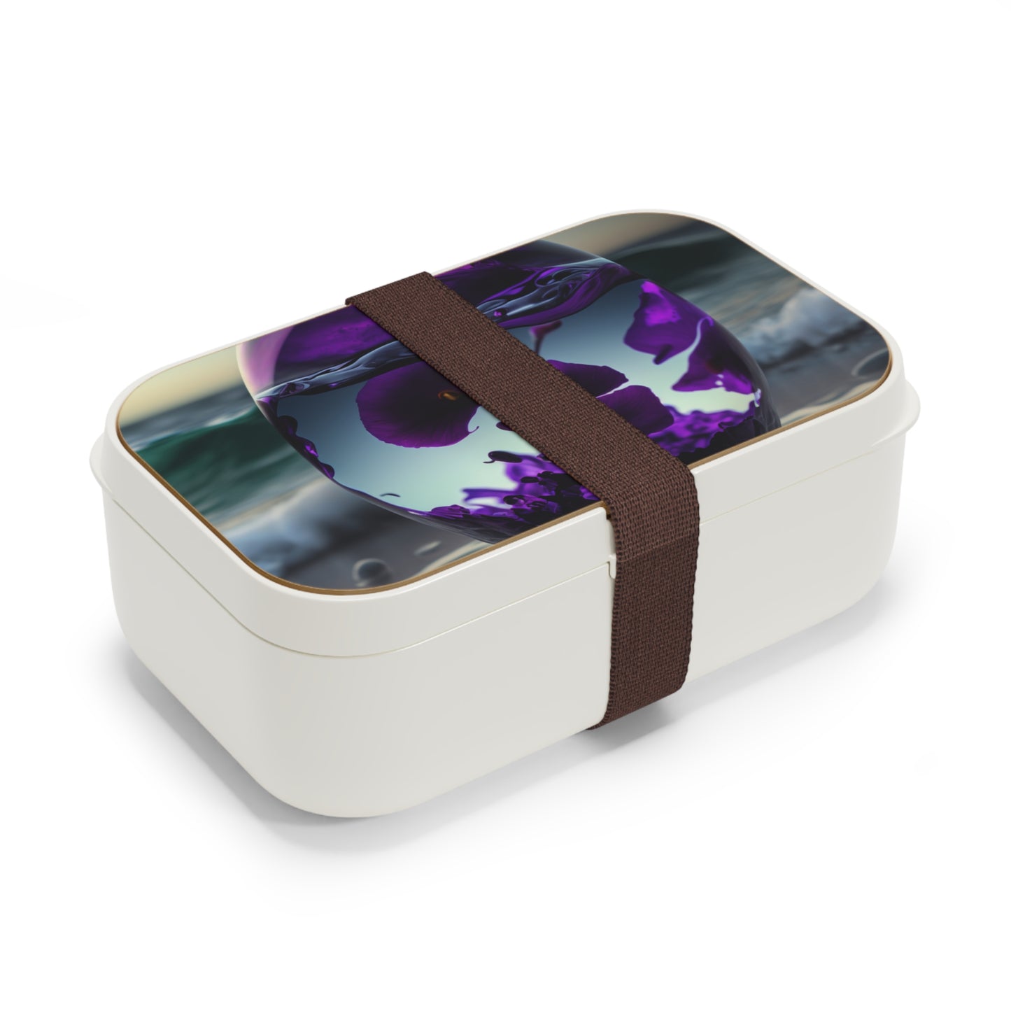 Bento Lunch Box Purple Sweet pea in a vase 4