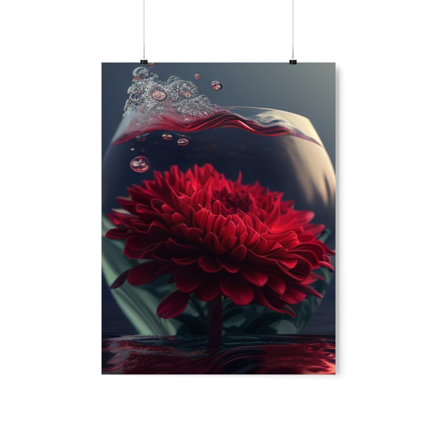 Premium Matte Vertical Posters Chrysanthemum 1